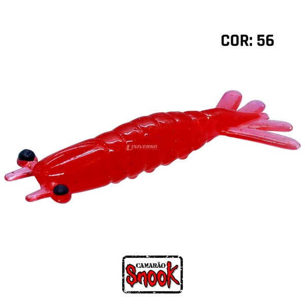 isca camarao artificial snook 4 cm cor 56