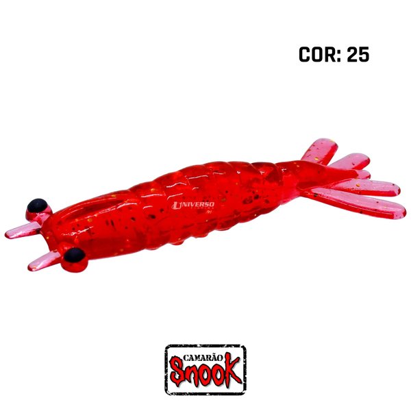 isca camarao artificial snook 4 cm cor 25