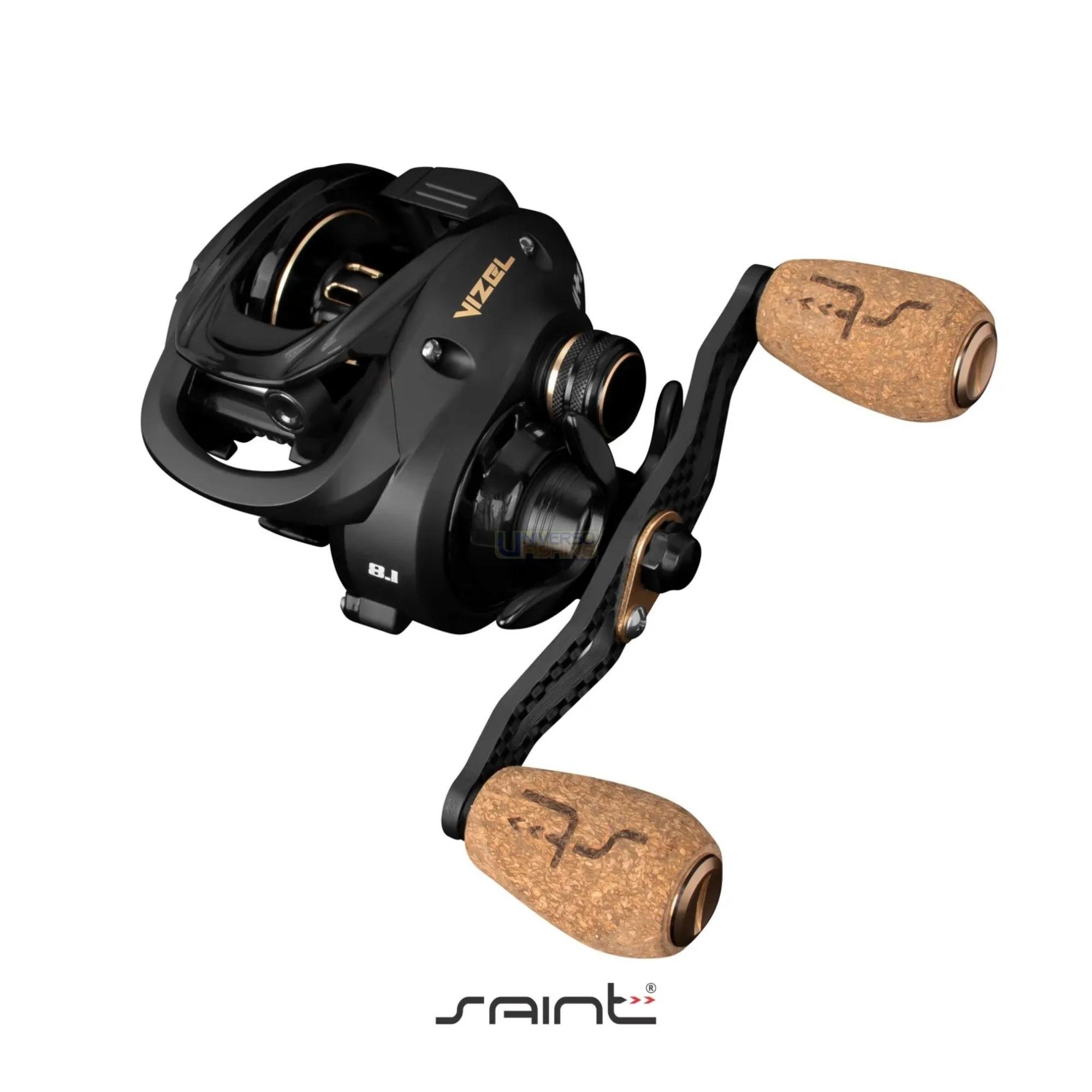 Carretilha Saint Plus Vizel Carbon 12000 Velocidade de 8.1:1 Drag