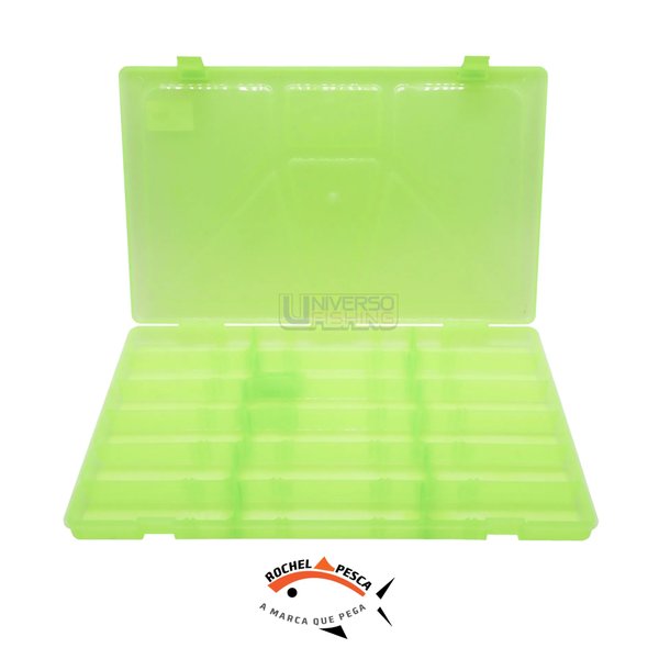 estojo rochel box 23 verde aberto