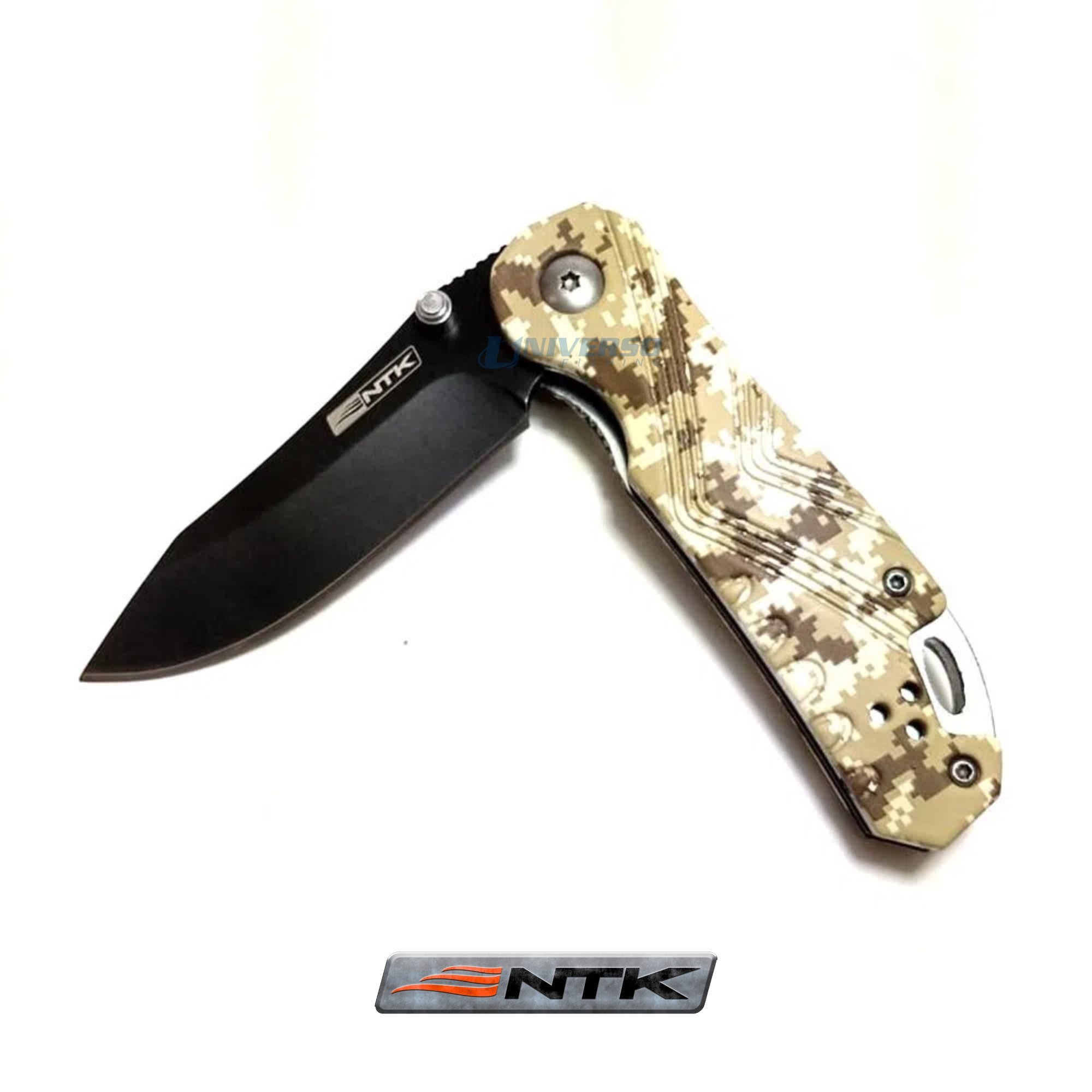 カツカワミナミ Canivete Snap NTK Tático com Trava de Segurança