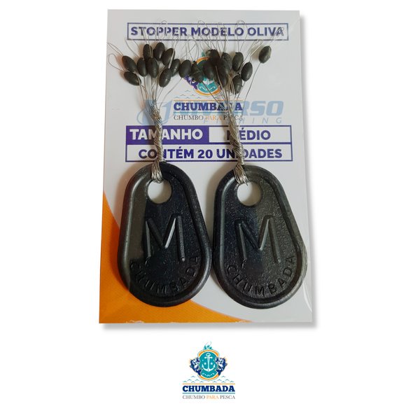 stopper-modelo-oliva-chumbada-oficial-contem-20-unidades