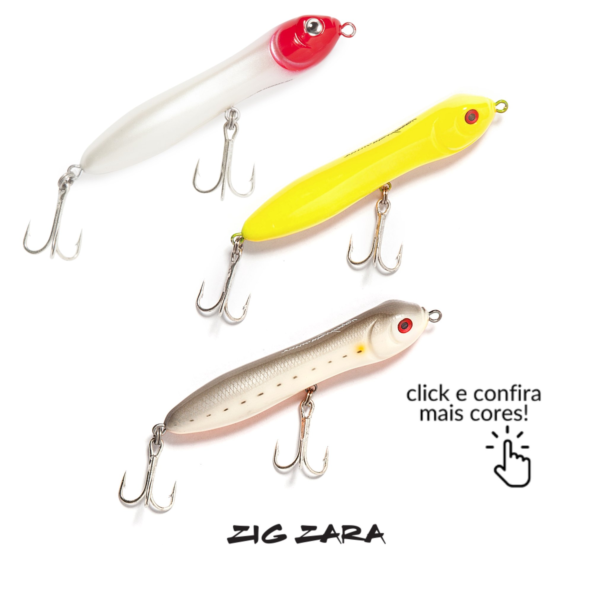 Isca Lucky by Nelson Nakamura Zig Zarão 130 | 13cm - 22g