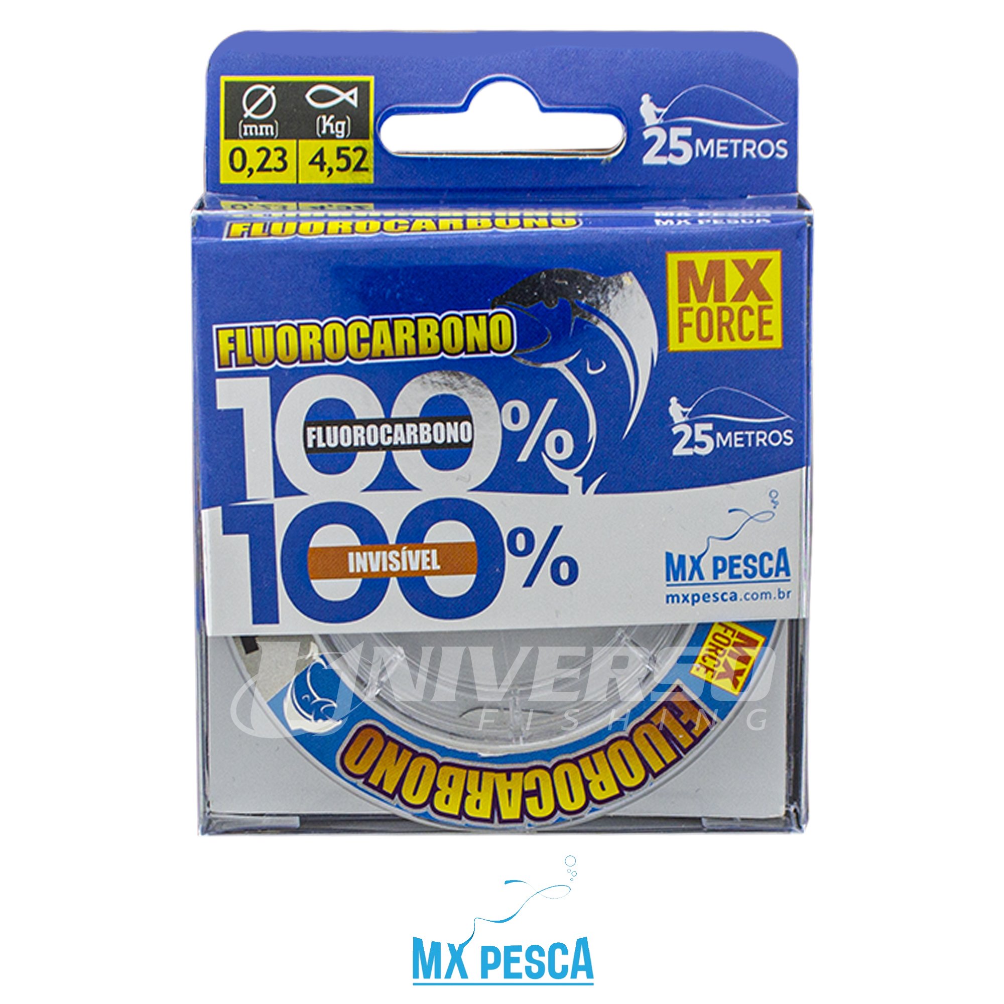 Hilo De Pescar 100% Fluorocarbono – 275 Metros, 10 Tamaños, Transparente Y Extra Resistente (4.5kg / 0.28mm)