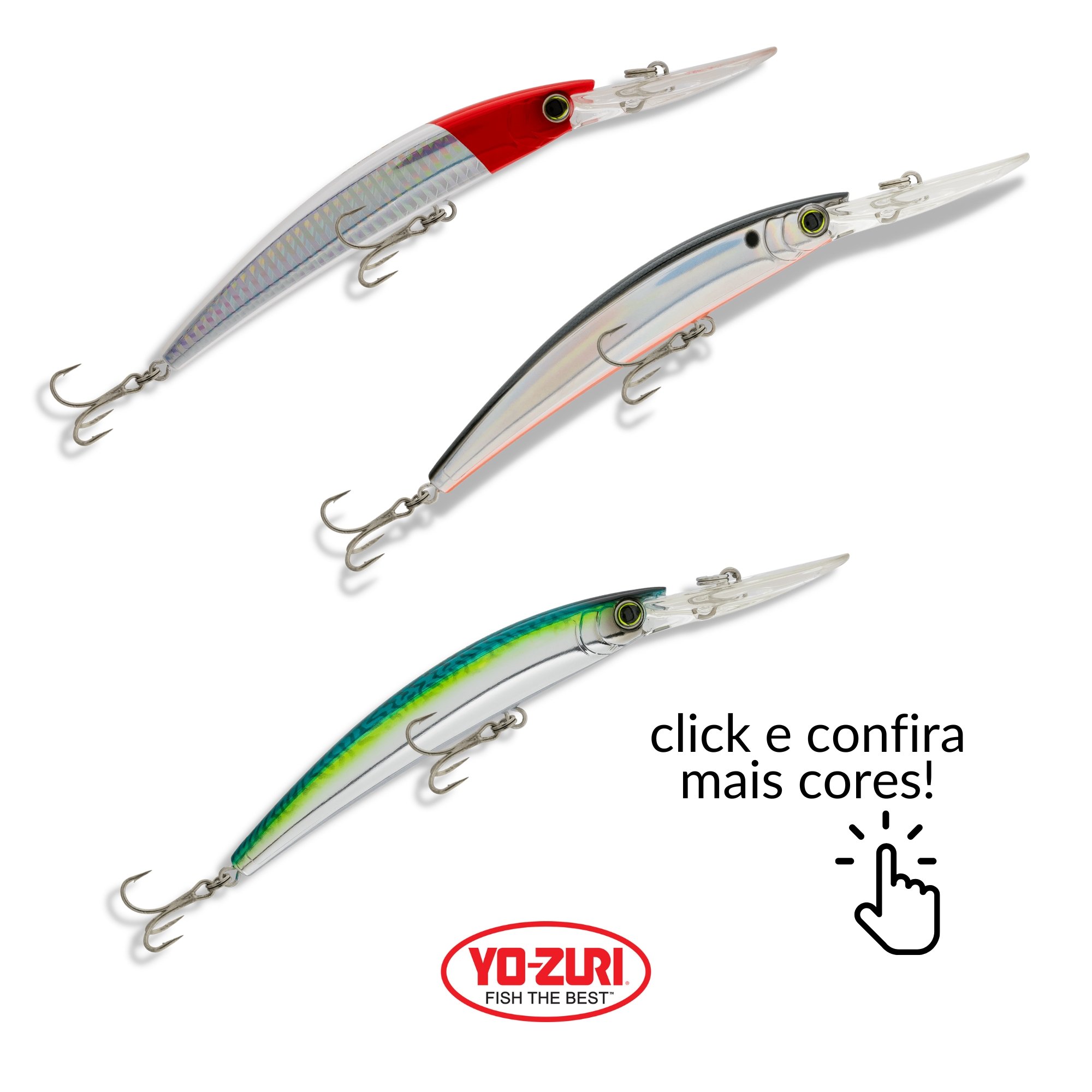 Isca Yo-Zuri Crystal Minnow Deep Diver 130F | 13cm - 24g Floating