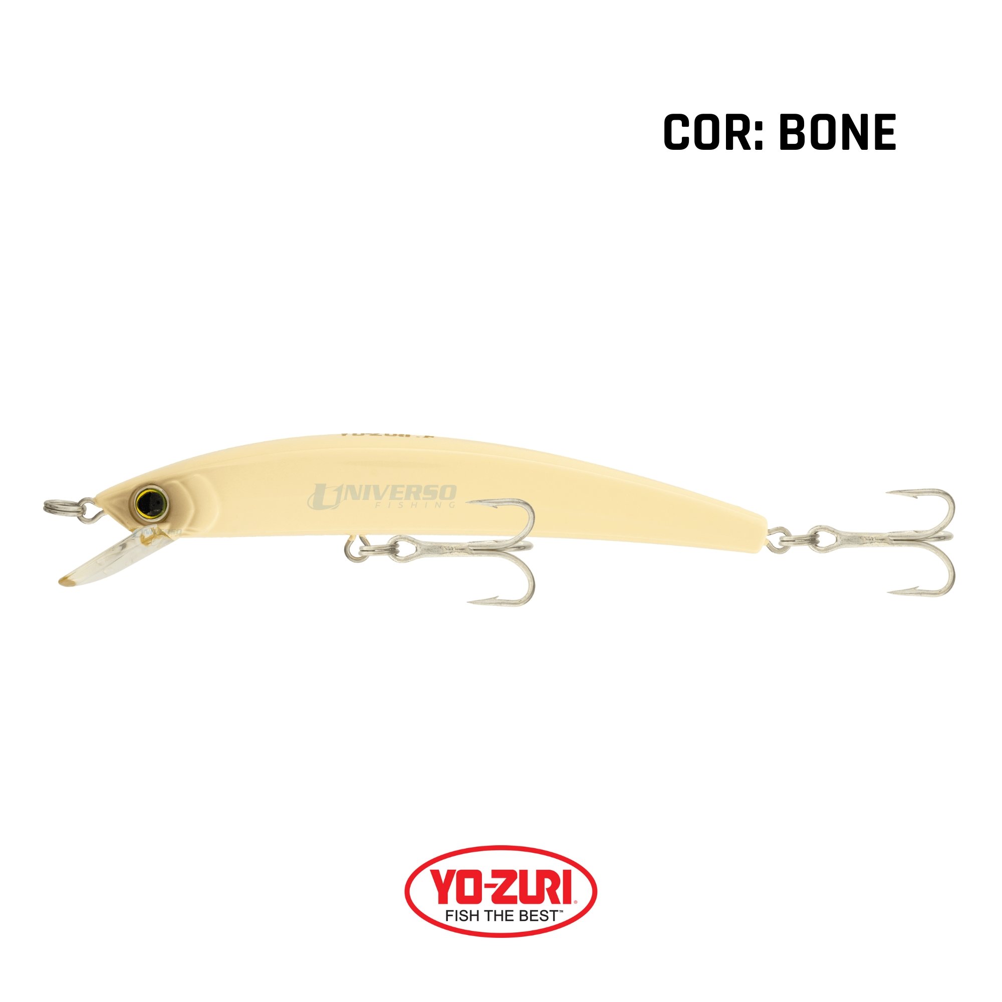 Isca Yo-Zuri Crystal Minnow 90F | 9cm - 7,5g Floating