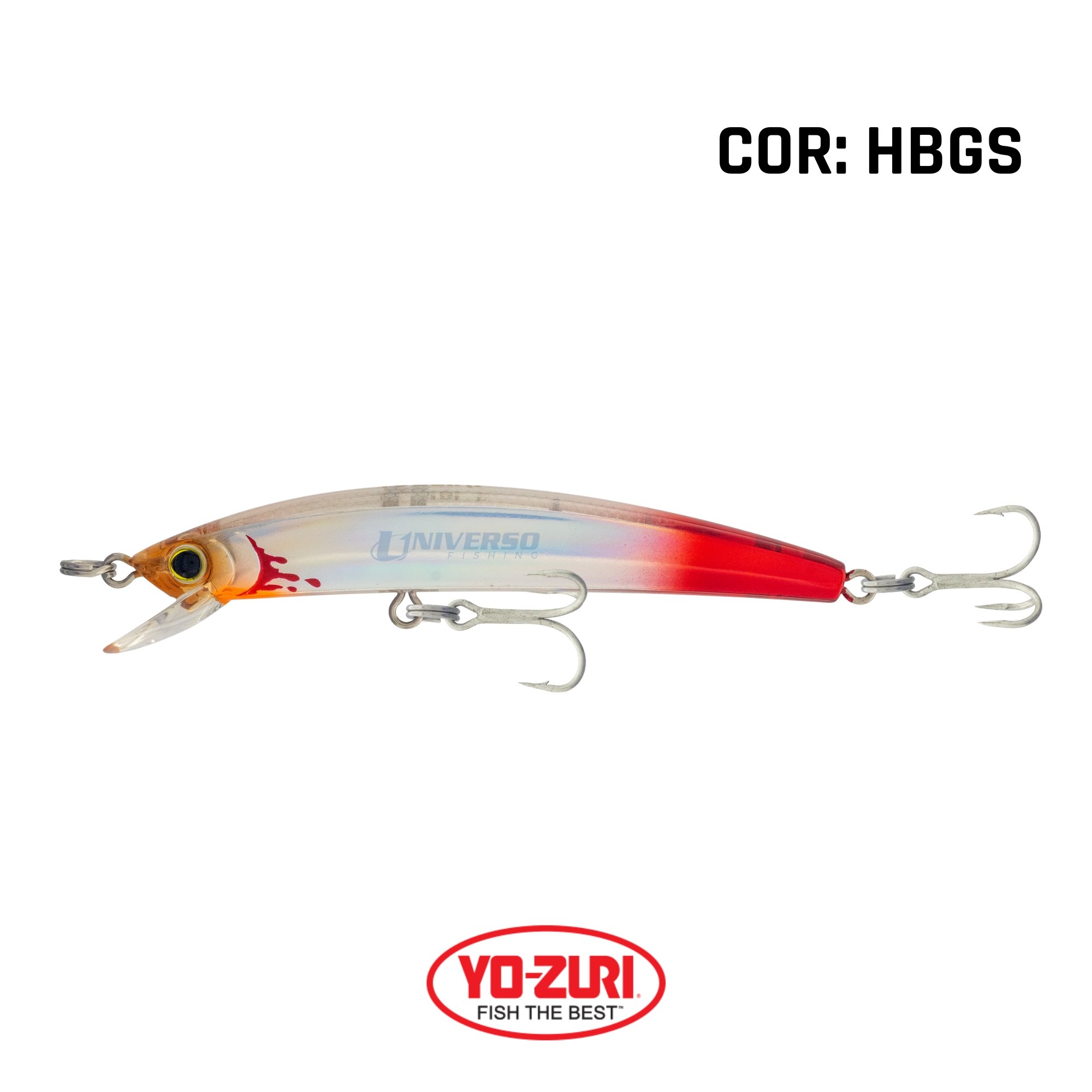 Isca Yo-Zuri Crystal Minnow 90F | 9cm - 7,5g Floating