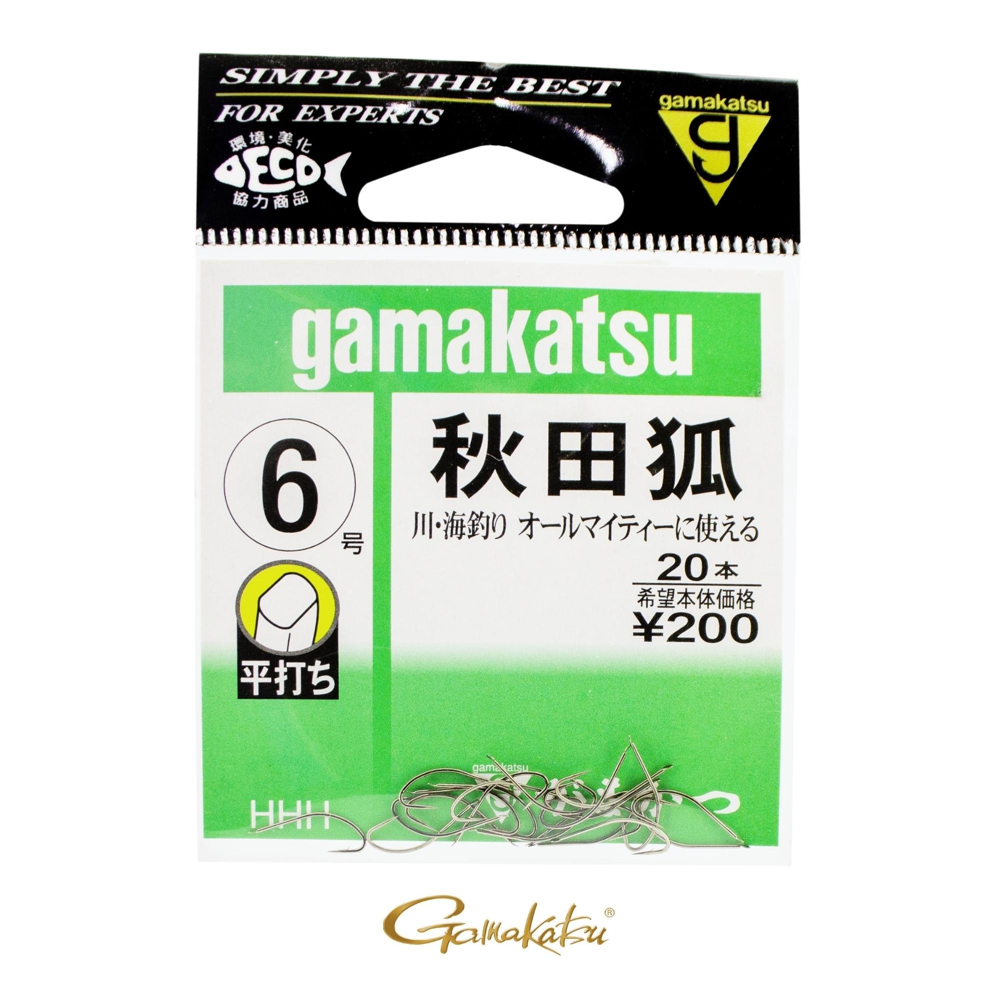 Anzol Gamakatsu Akita Kitsune Nº 6