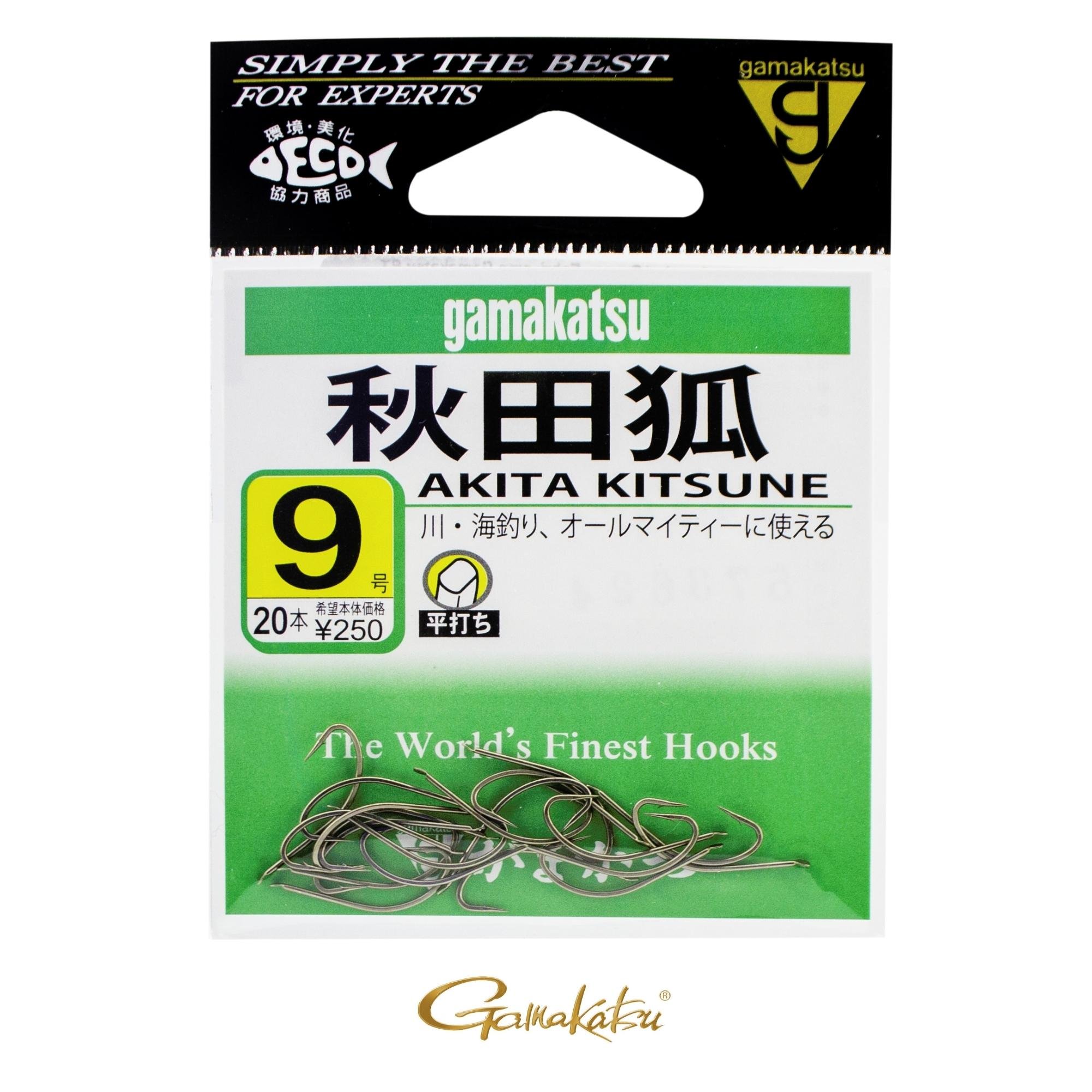 Anzol Gamakatsu Akita Kitsune Nº 9