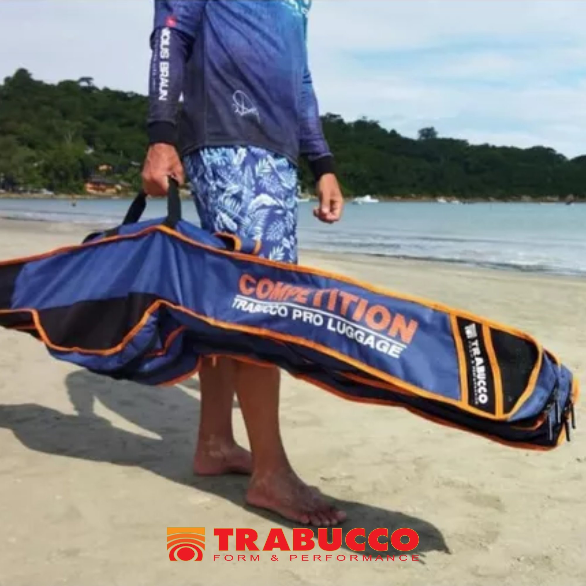 Ombrellone Da Competizione Trabucco Grigio 2,50m In PU – Struttura Antivento, Inclinazione Regolabile E Borsa Trasporto Inclusa