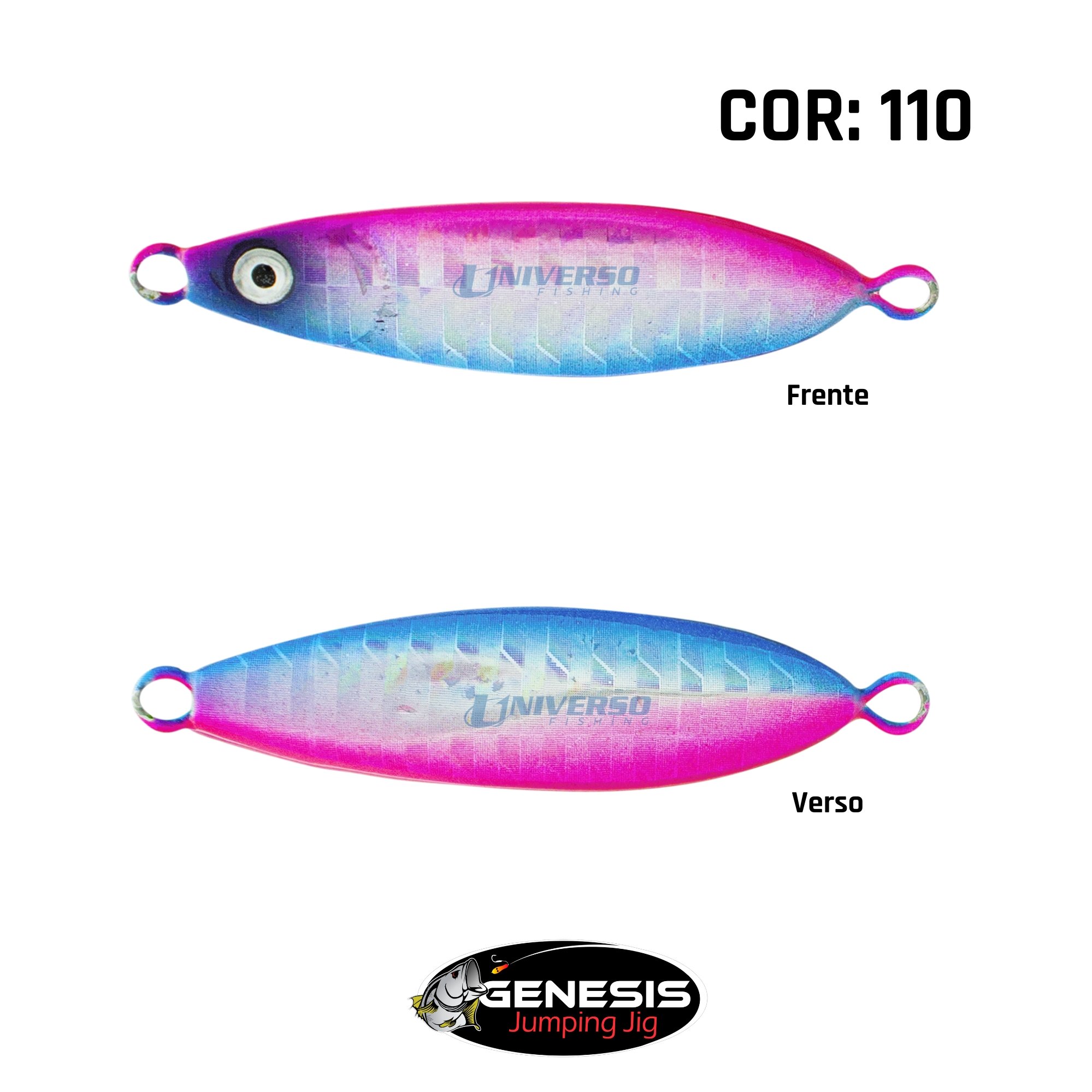 Isca Gênesis Micro Jig Baby Slow Holográfico - 8g