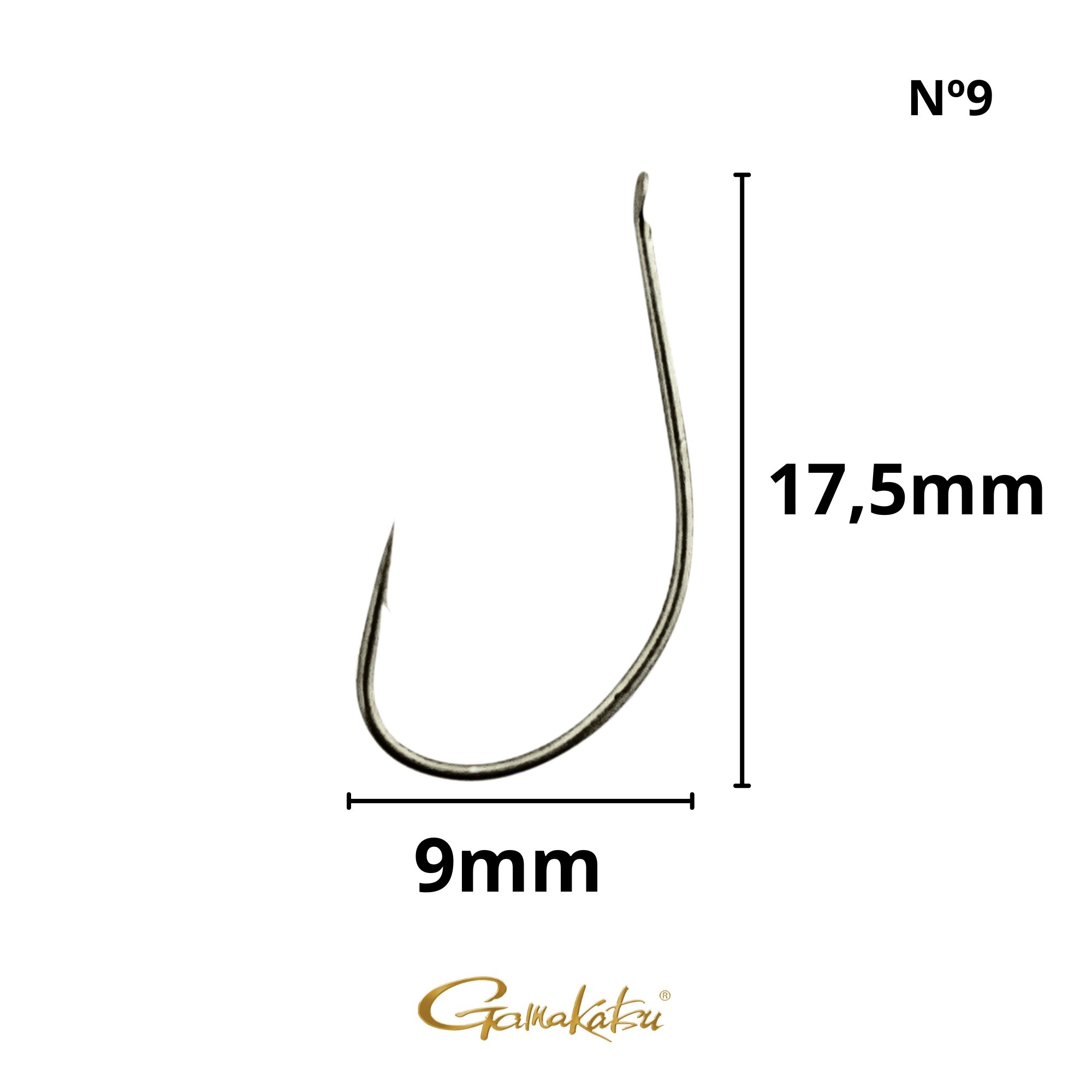 Anzol Gamakatsu Masu Nº 9