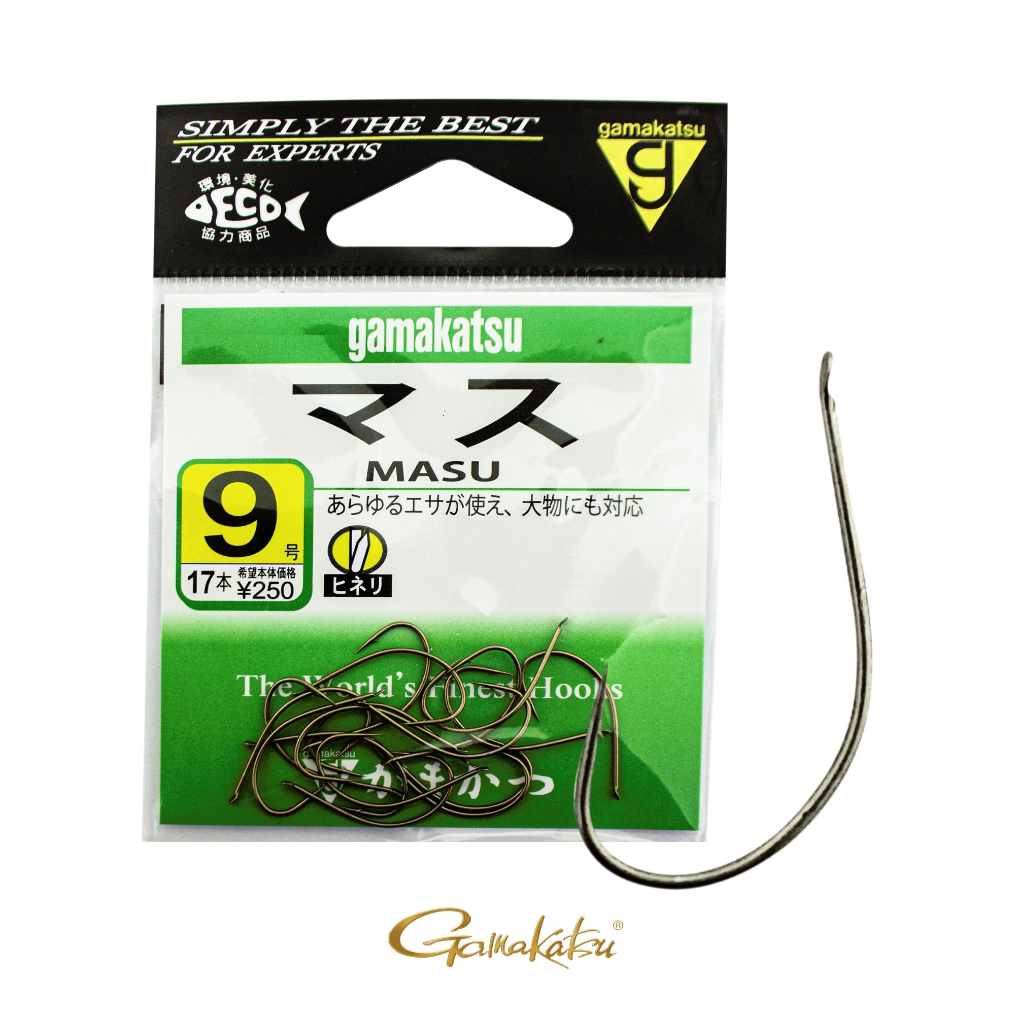 Anzol Gamakatsu Masu Nº 9