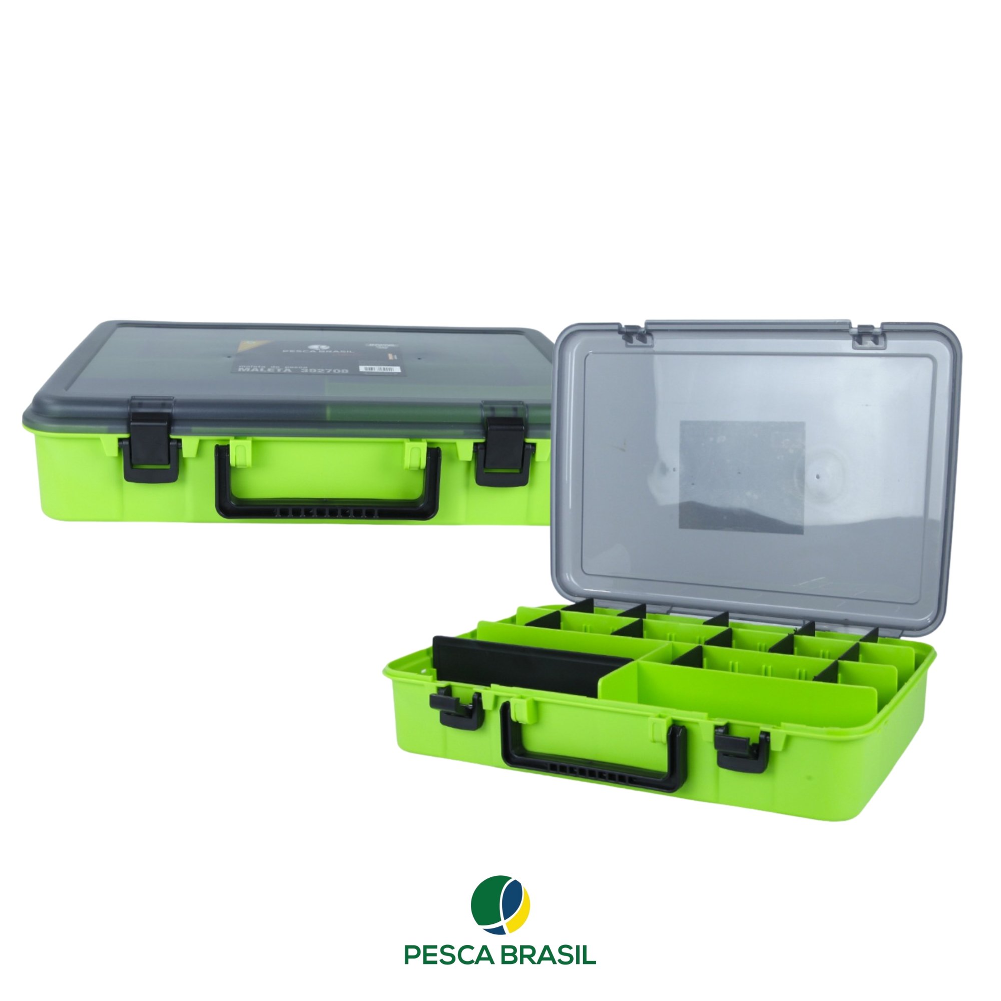 Maleta Pesca Brasil 392708 | 18 Divisórias