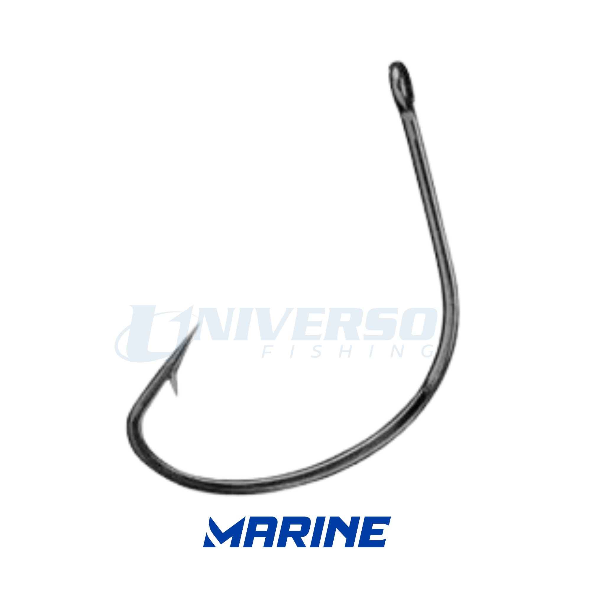 Anzol Marine Wide Gap Black Nickel Nº 2/0 c/ 40Un.