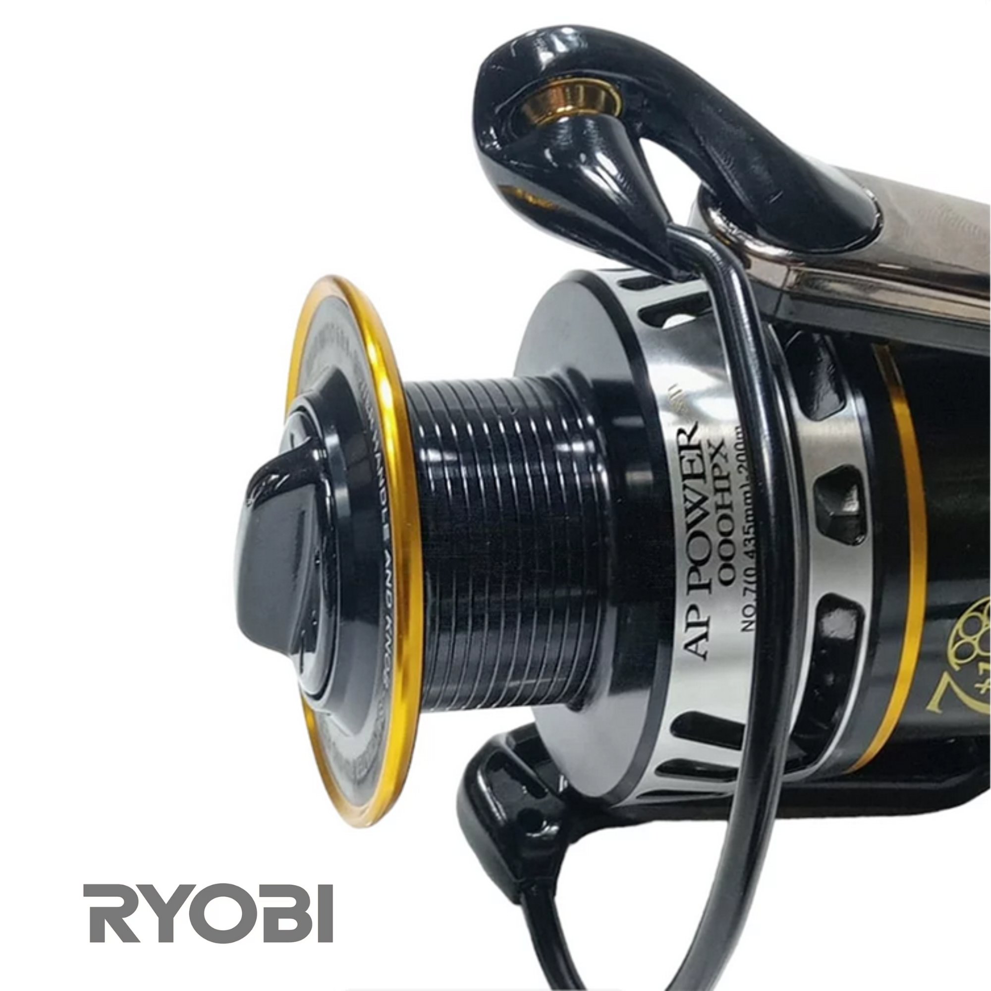 Molinete Ryobi Ap Power | 5.0:1 Drag 10kg 7+1 Rol. 8000