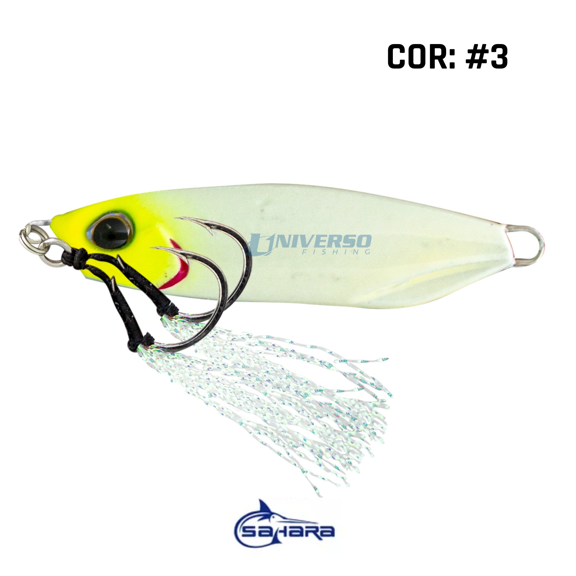 Isca Jig Sahara Jigging Feroz c/ Assist Hook | 7,7cm 60g