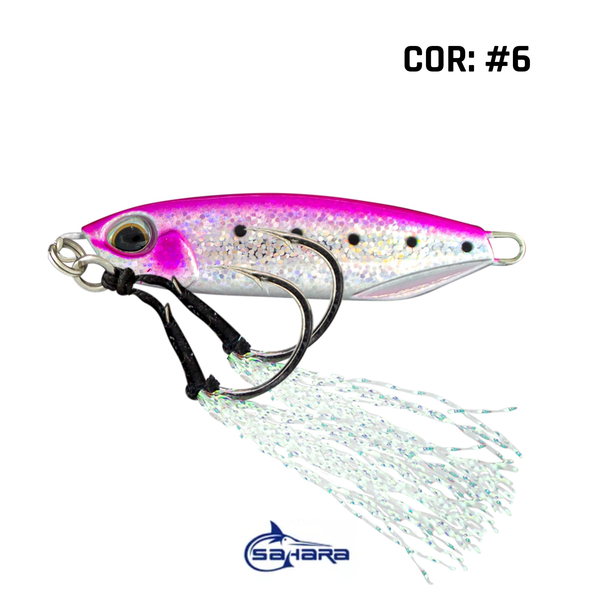 Isca Jig Sahara Jigging Feroz c/ Assist Hook | 7,7cm 60g