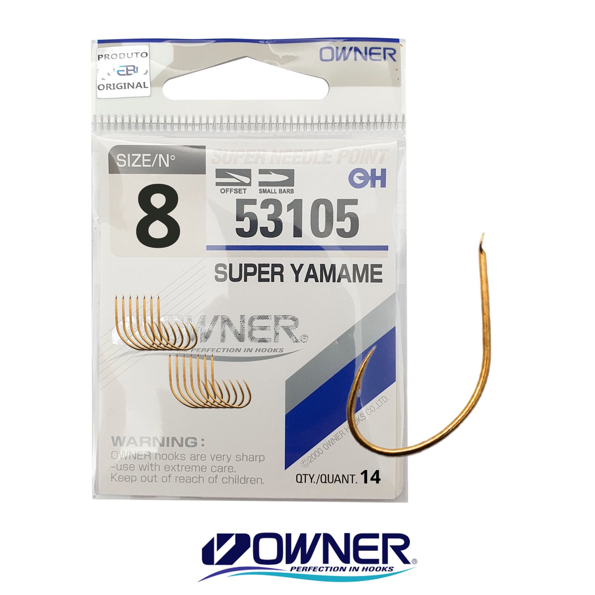 Anzol Owner Super Yamame Nº 8