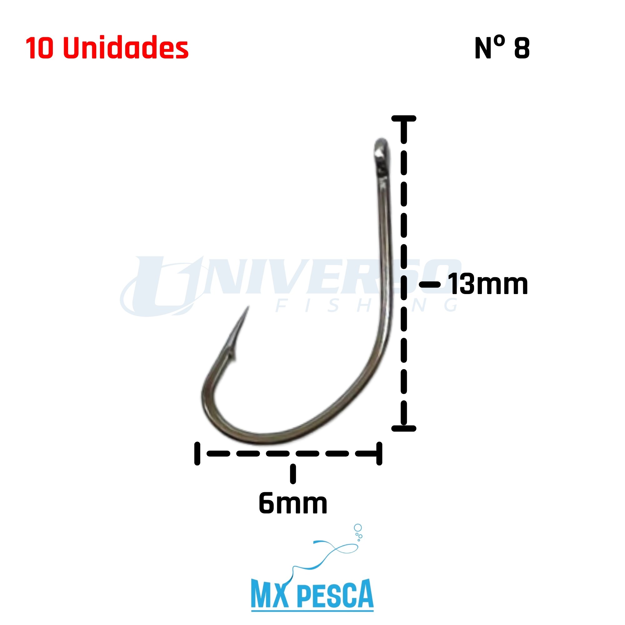 Anzol MX Pesca Maruseigo With Ring Nº 8