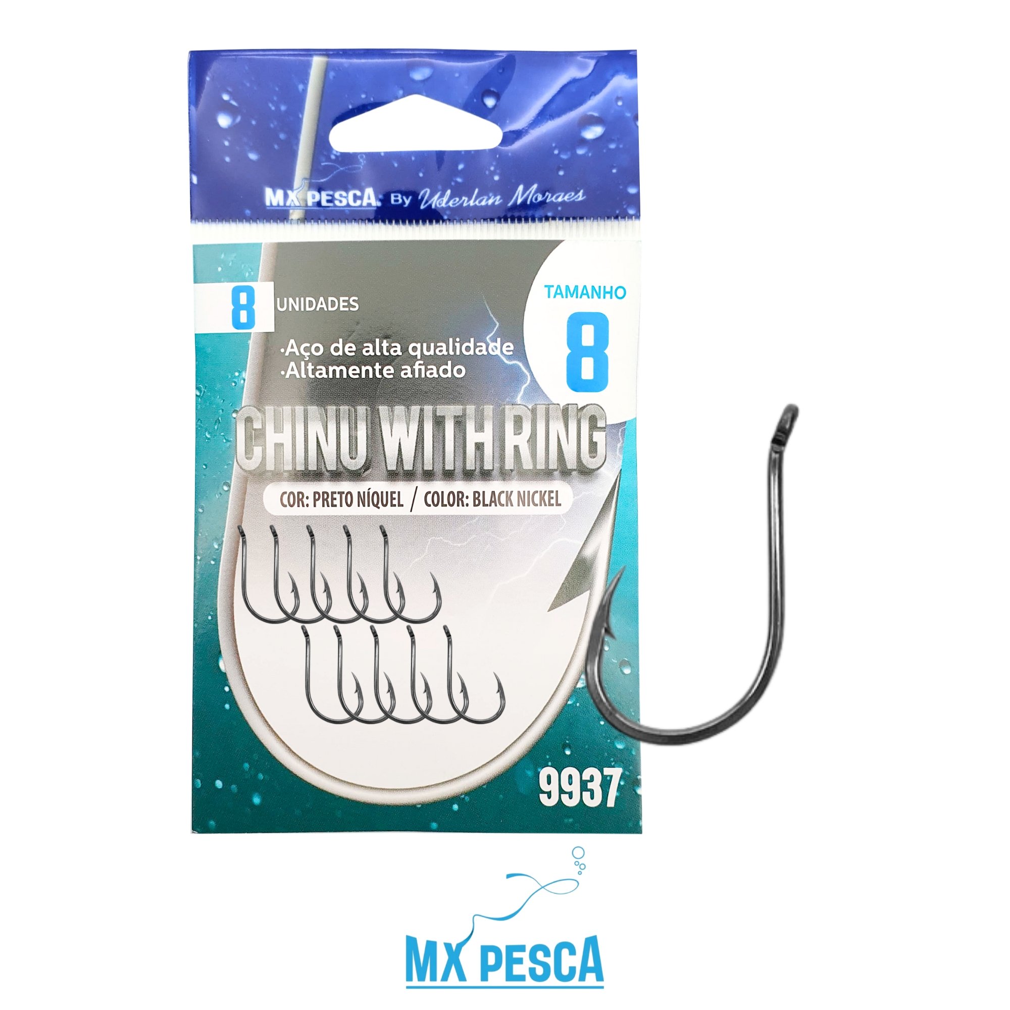 Anzol MX Pesca Chinu With Ring Nº 8