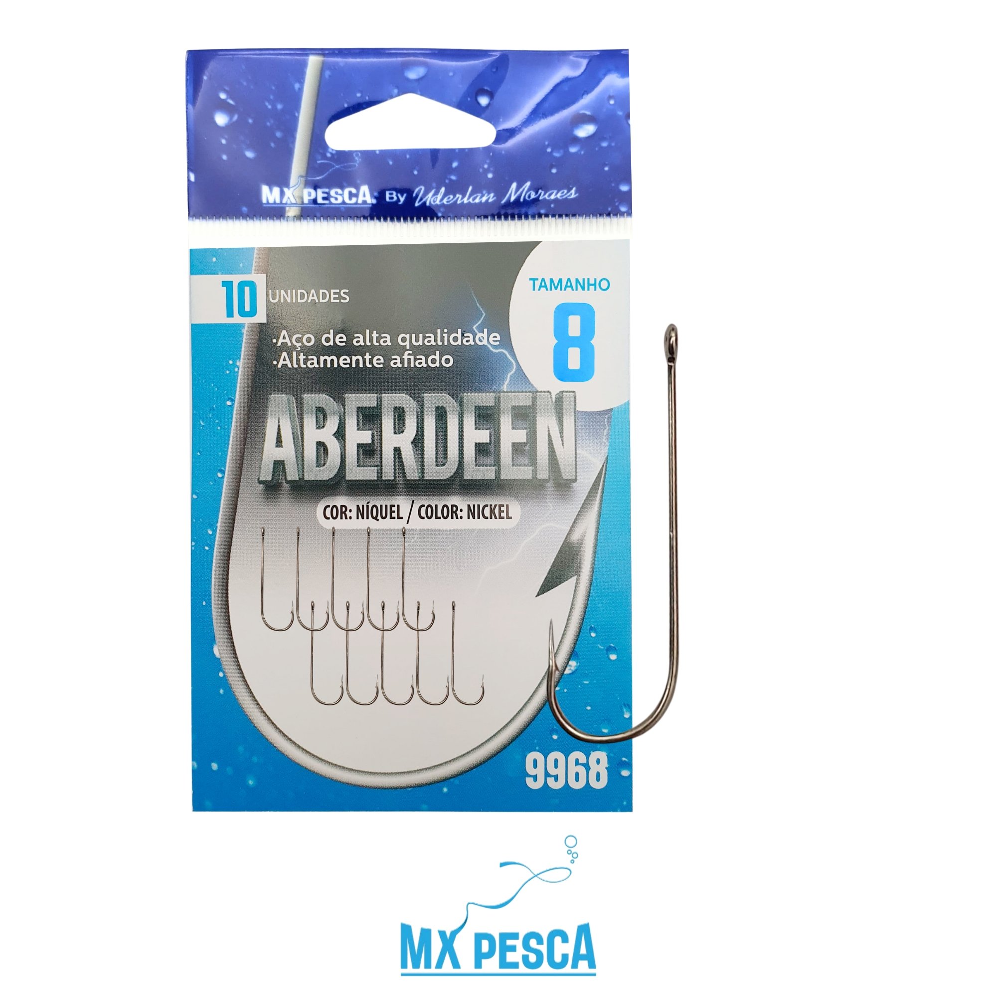 Anzol MX Pesca Kitsune Níckel Nº10