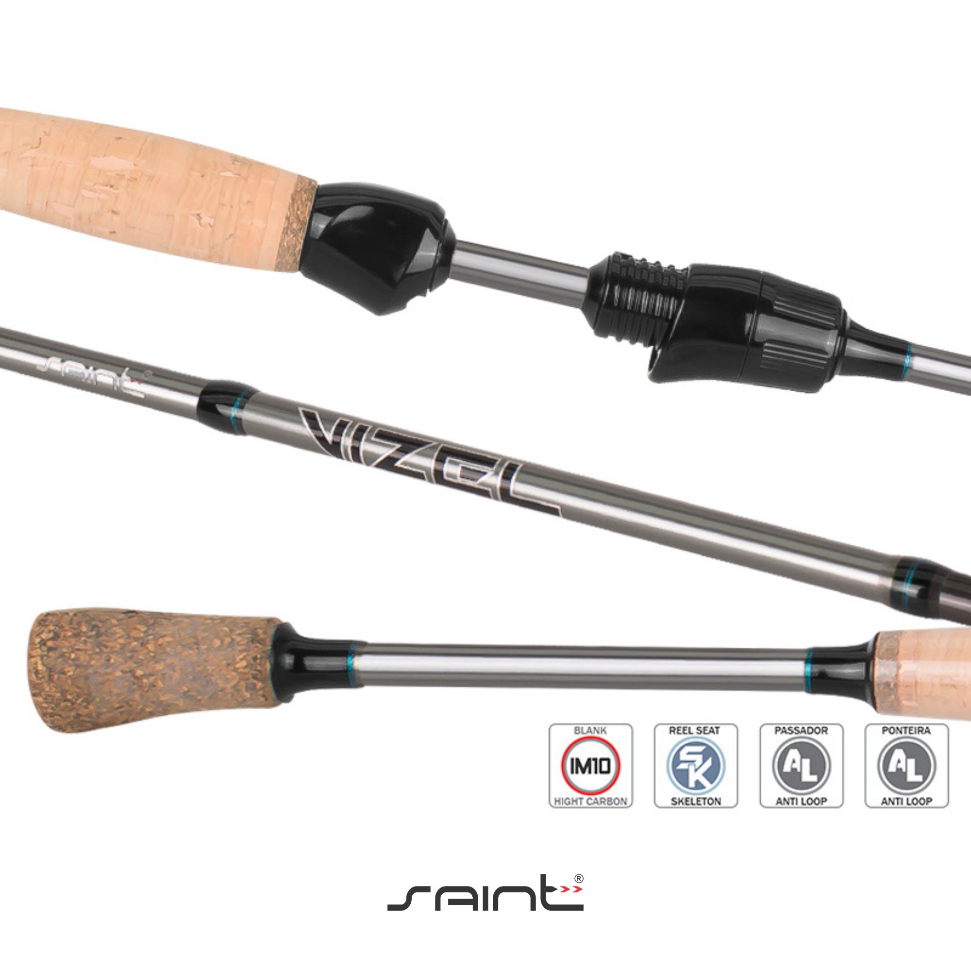 Vara Saint Vizel 6'3'' (1,91m) 6-14Lbs - Molinete