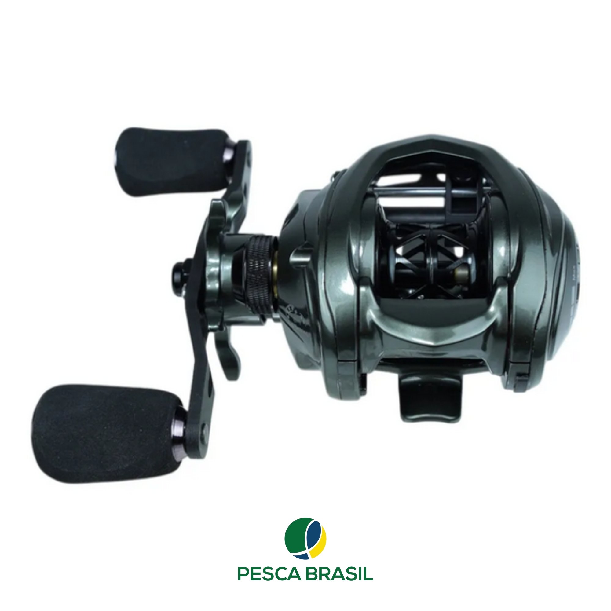 Carretilha Pesca Brasil Durendal Carbon | 6+1 Rol. Velocidade 7.2