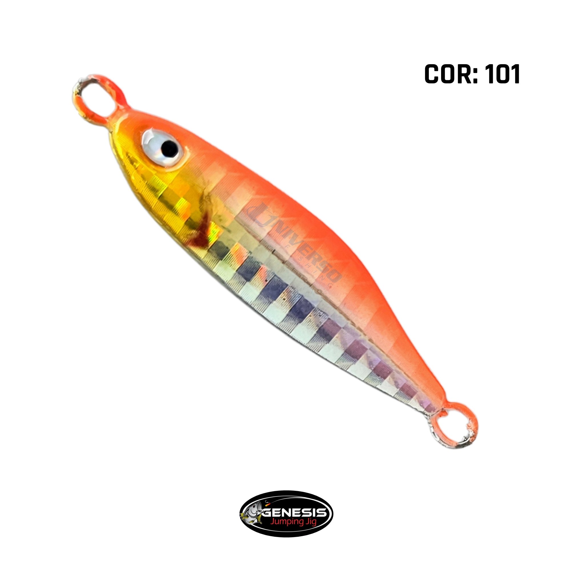 Isca Gênesis Micro Jig Rock Holográfico - 10g