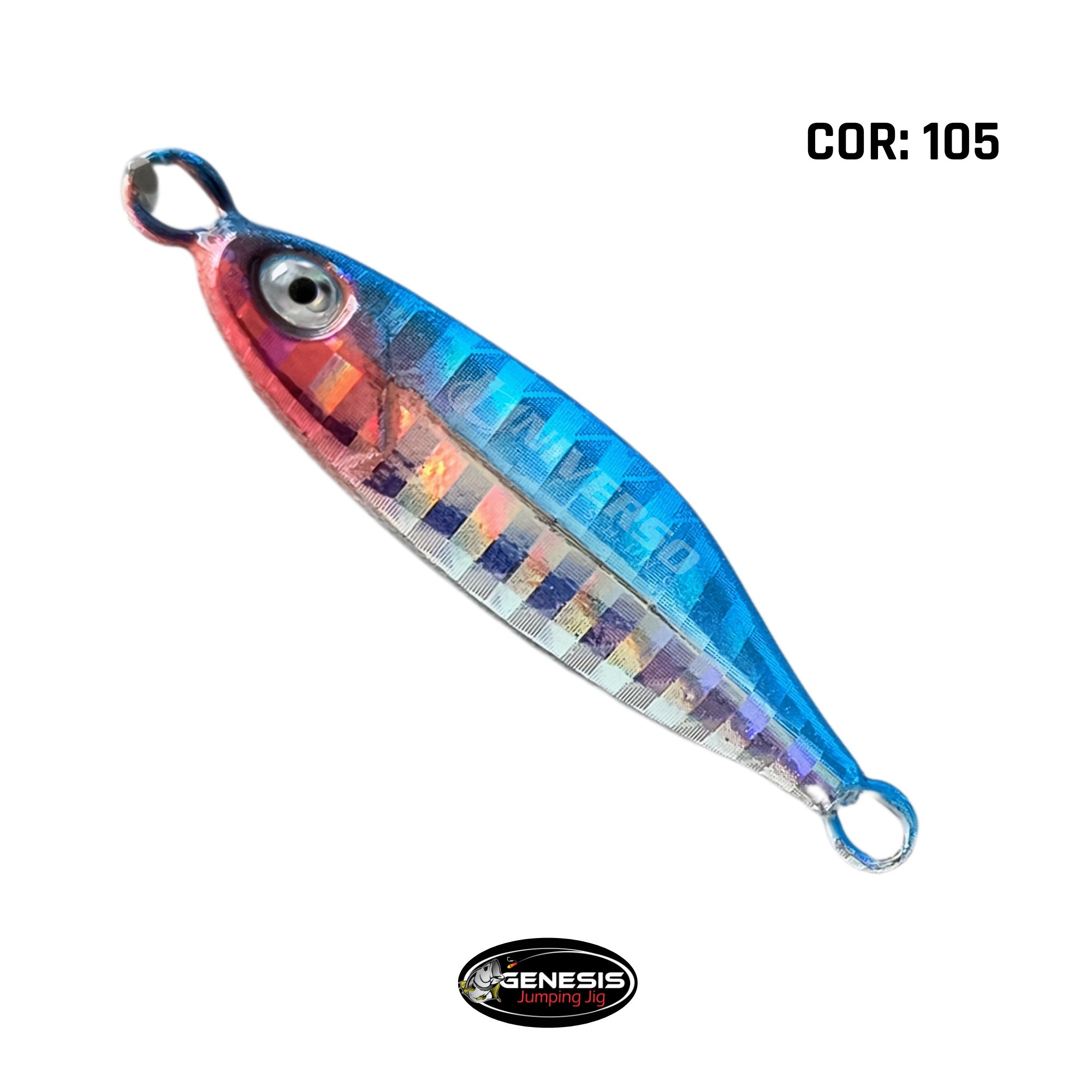 Isca Gênesis Micro Jig Rock Holográfico - 10g