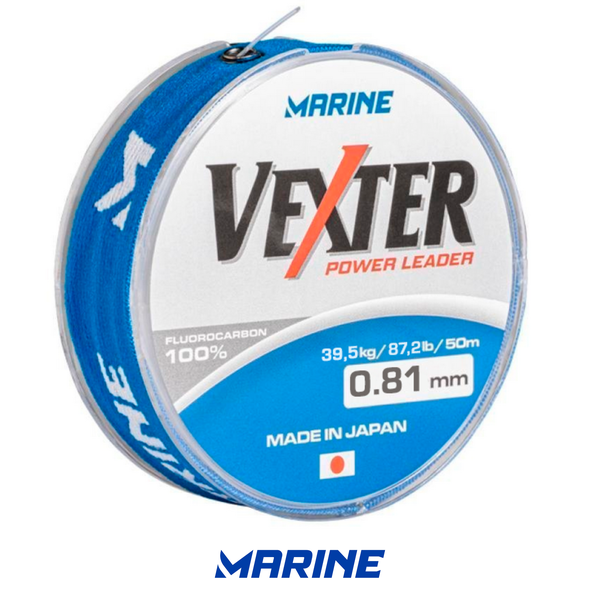 Linha Power Leader Marine Fluorocarbon Vexter - 50mts - 0,81mm