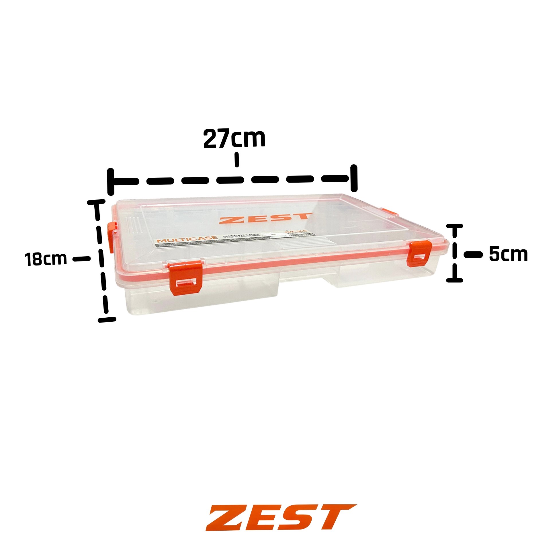 Caixa Multicase Zest ZMC 270 c/ 8 Divisórias Removíveis
