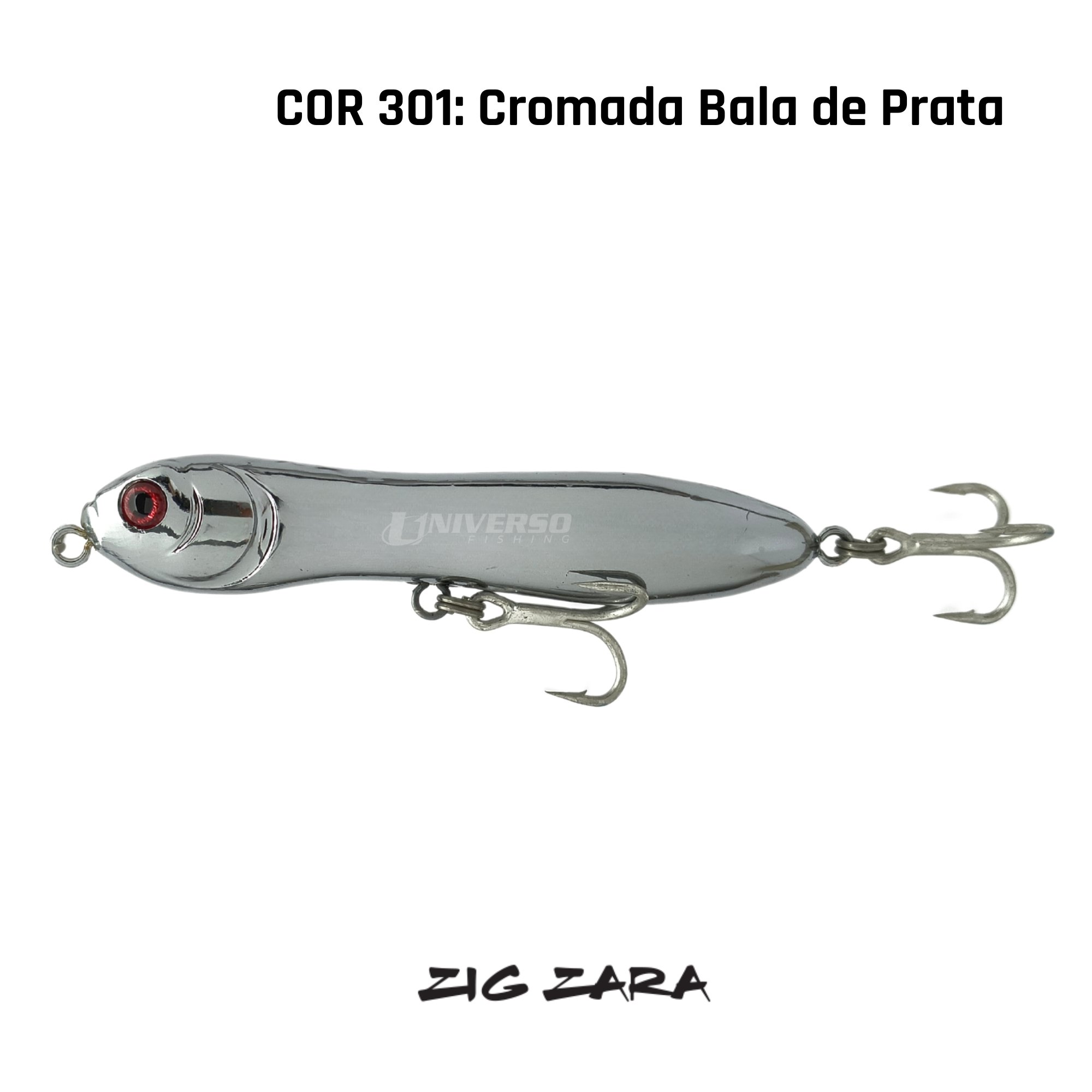 Isca Lucky by Nelson Nakamura Zig Zarinha 90 | 9cm - 12g - Cor 301