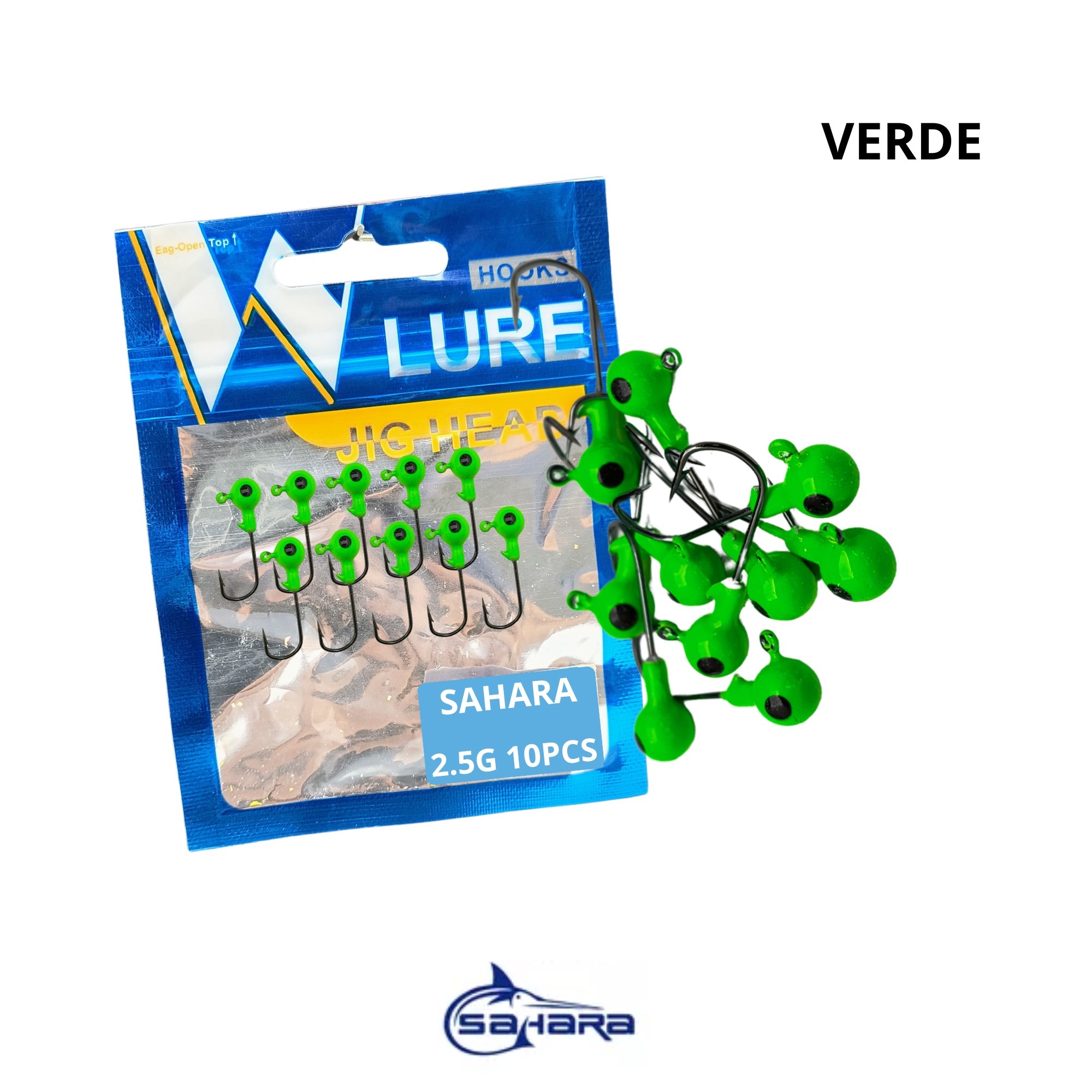 Jig Head Colorido Sahara 2.5g
