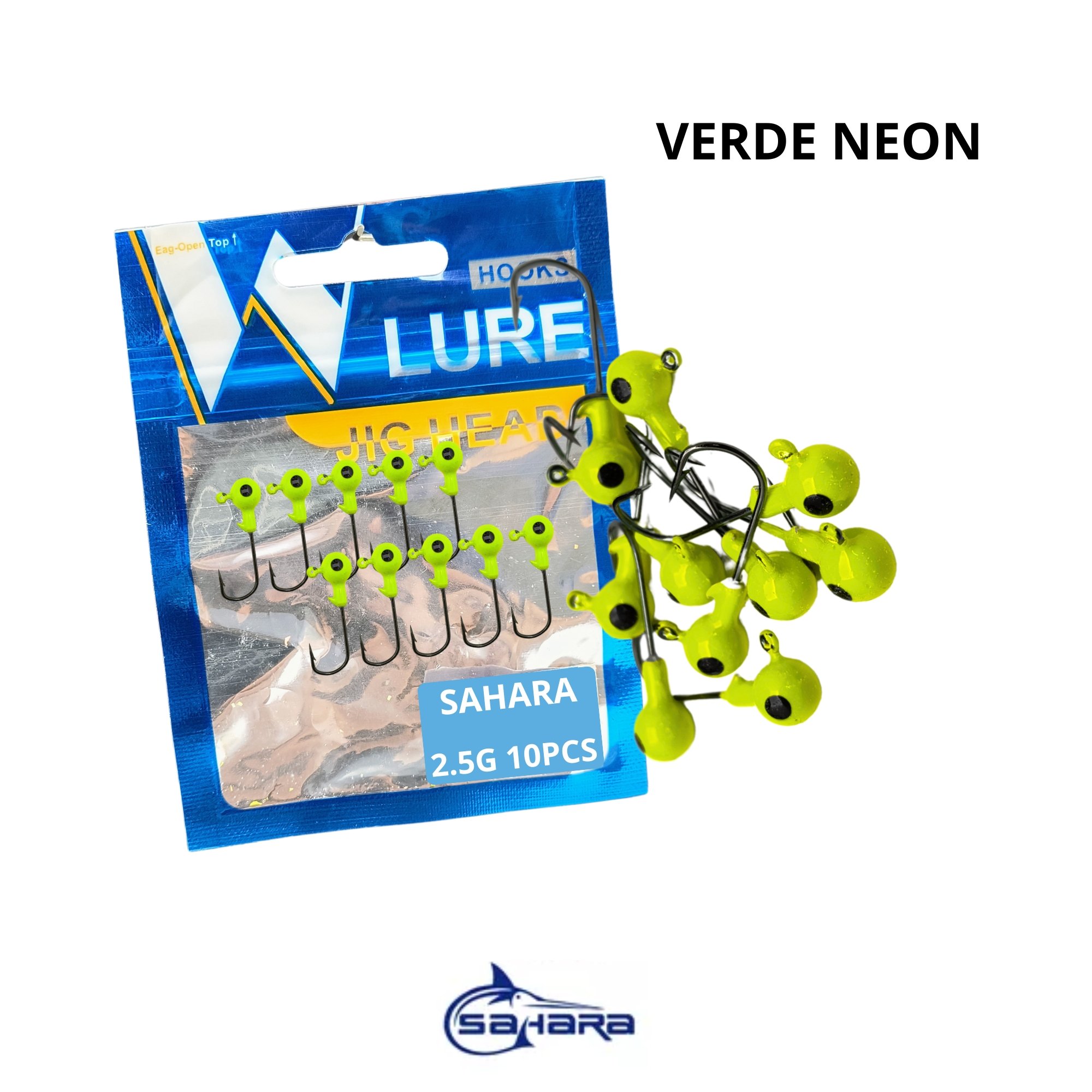 Jig Head Colorido Sahara 2.5g
