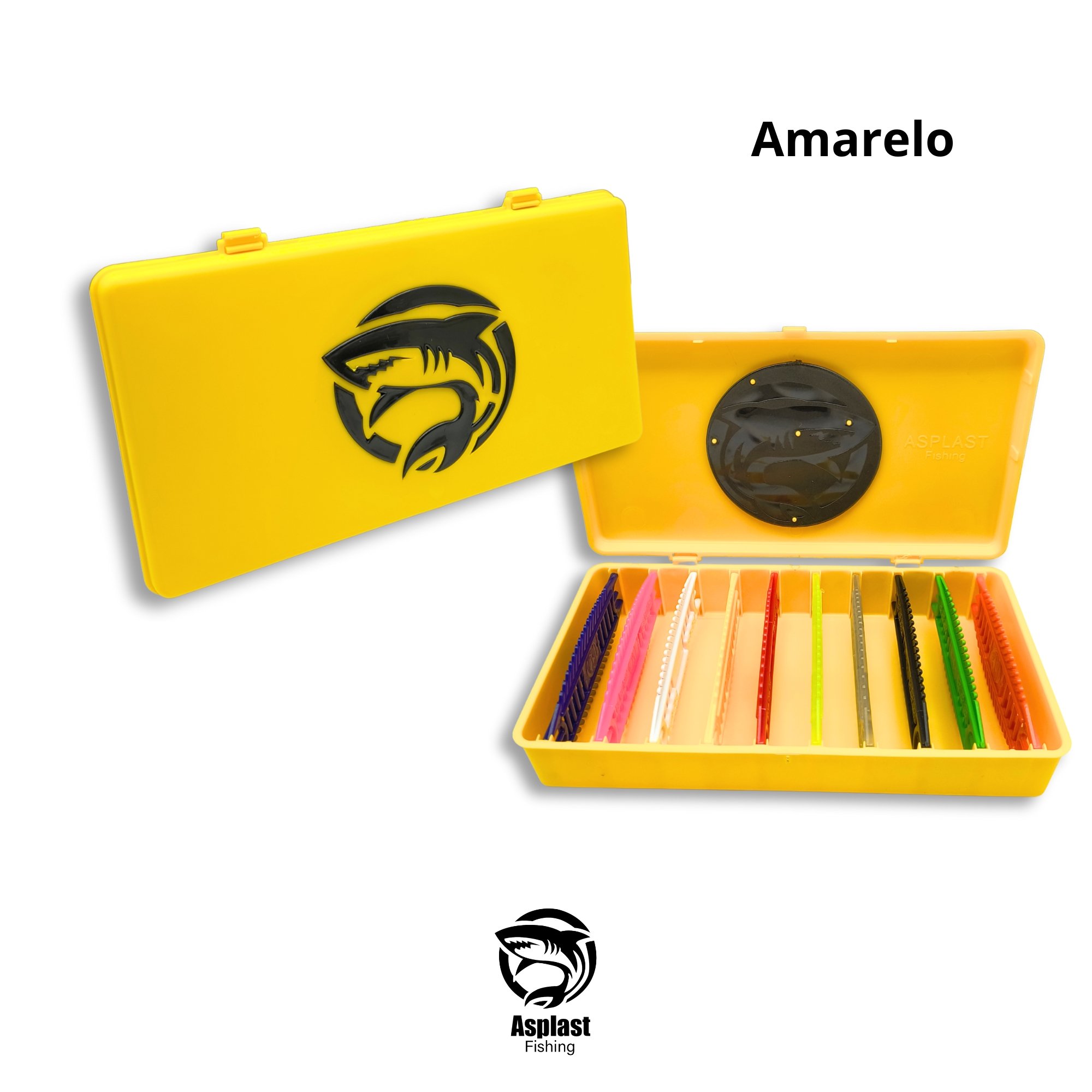 Estojo + 10 Porta Chicotes Espinha de Peixe Asplast - PD0060A