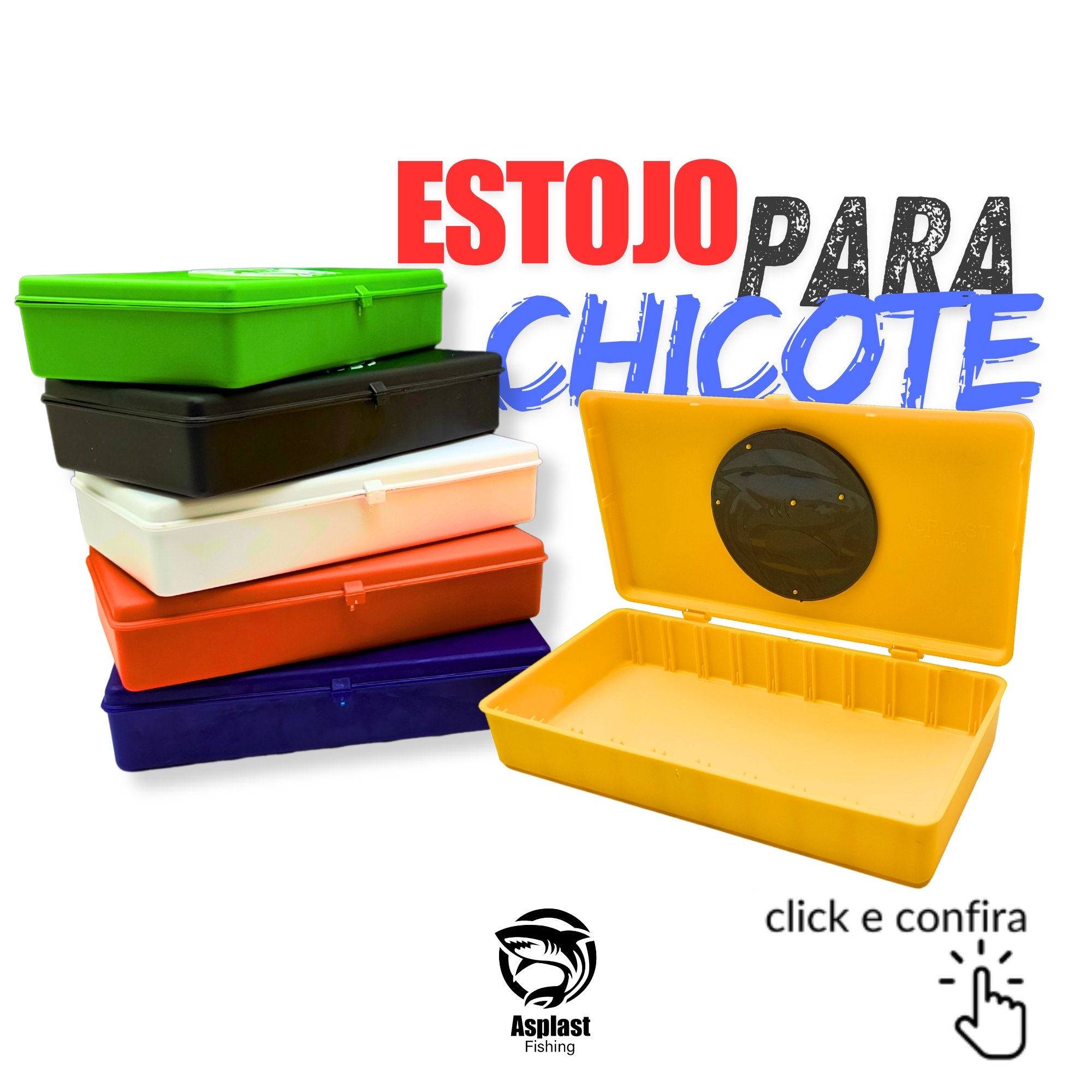 Estojo de Porta Chicote Espinha de Peixe Asplast - PD0060B