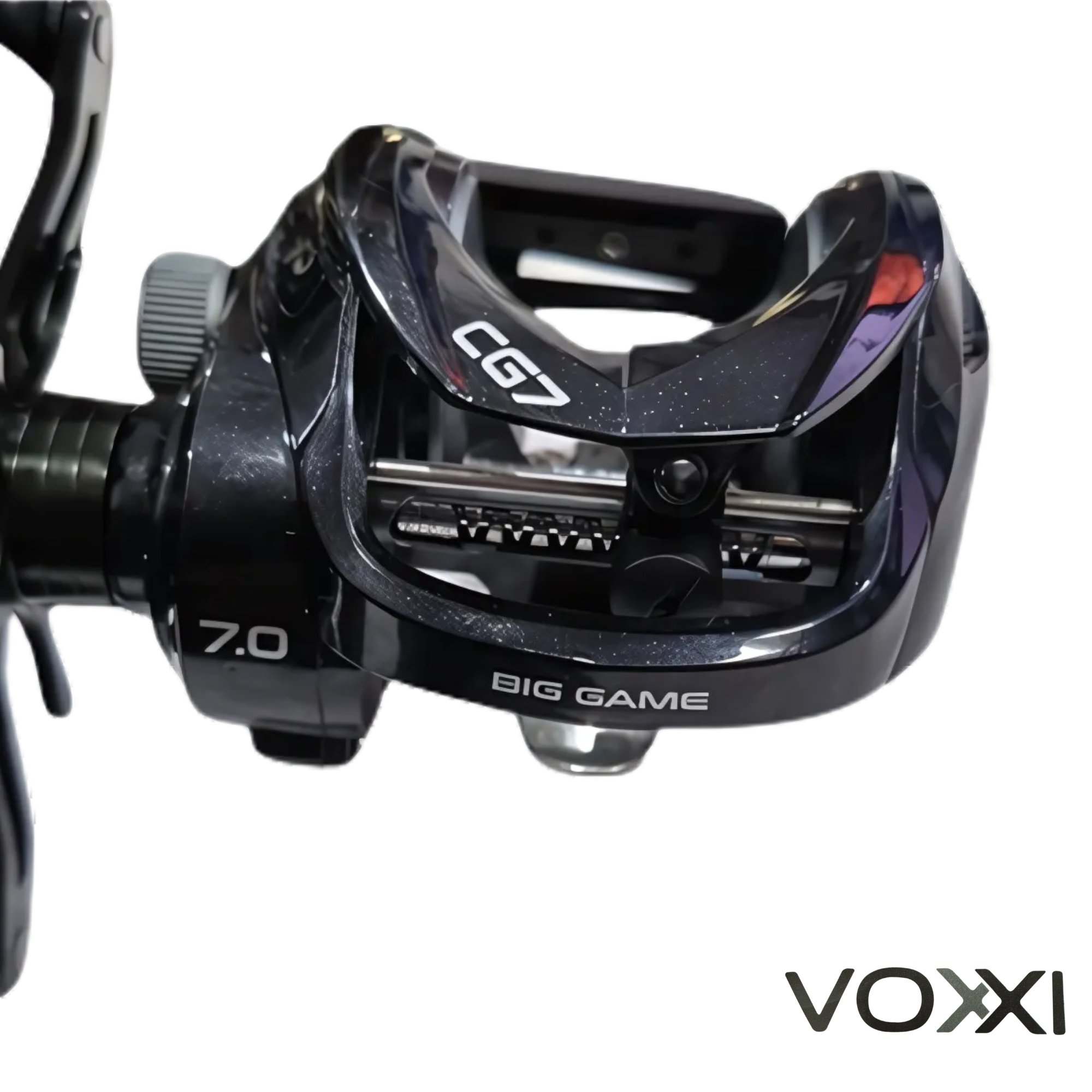 Carretilha Voxxi CG7 Big Game | Drag 10kg | 7.0:1 com 6+1 Rolamentos