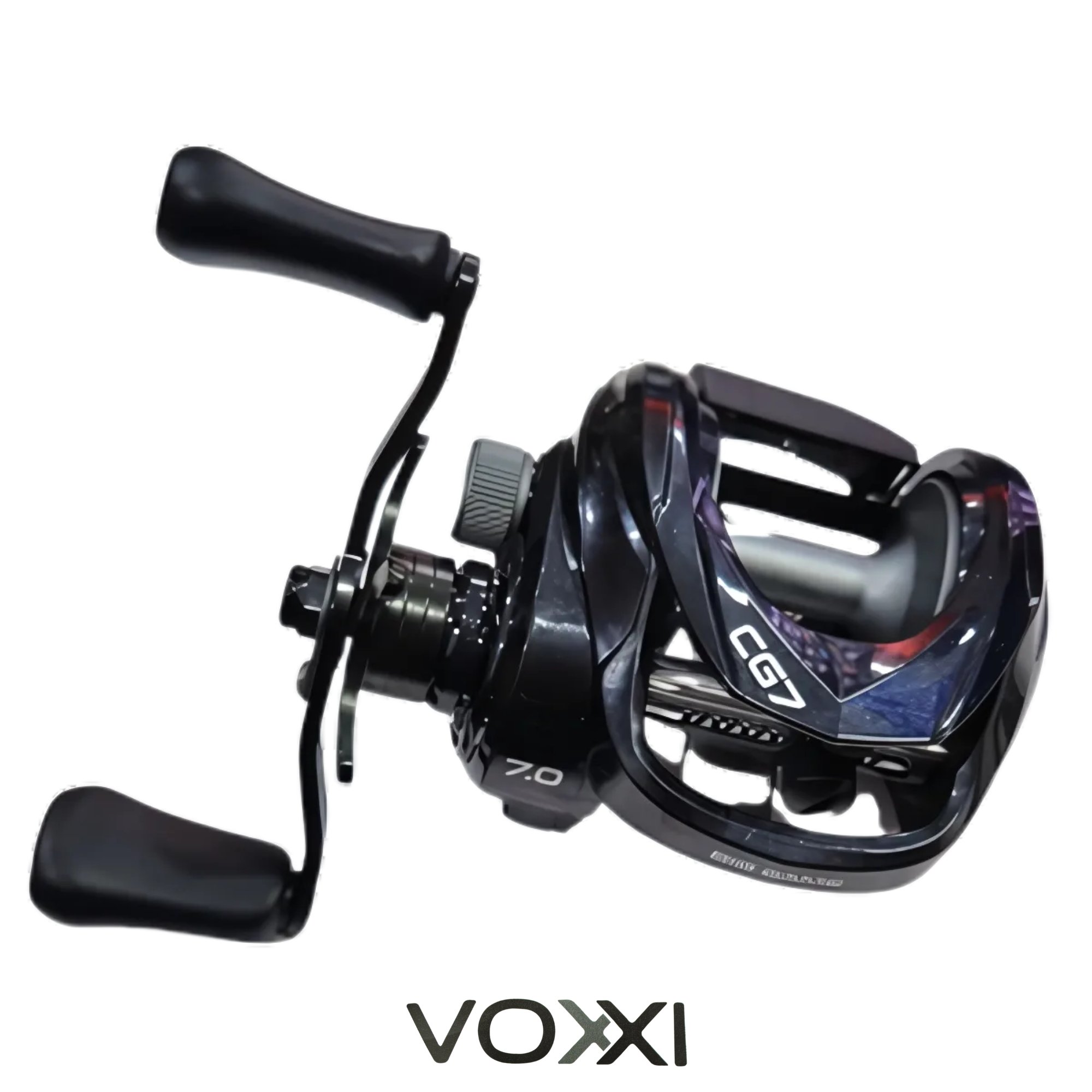 Carretilha Voxxi CG7 Big Game | Drag 10kg | 7.0:1 com 6+1 Rolamentos