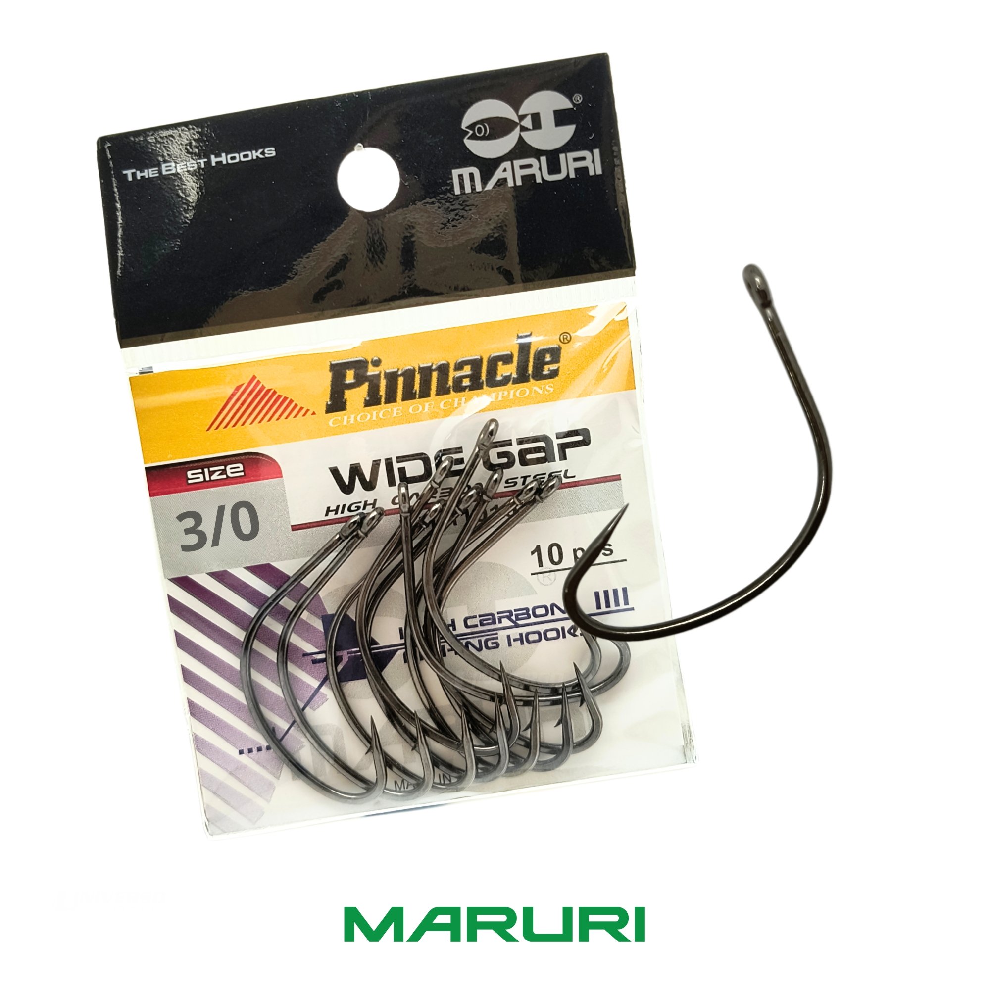 Anzol Maruri Pinnacle Wide Gap - 3/0 c/ 10 Un.