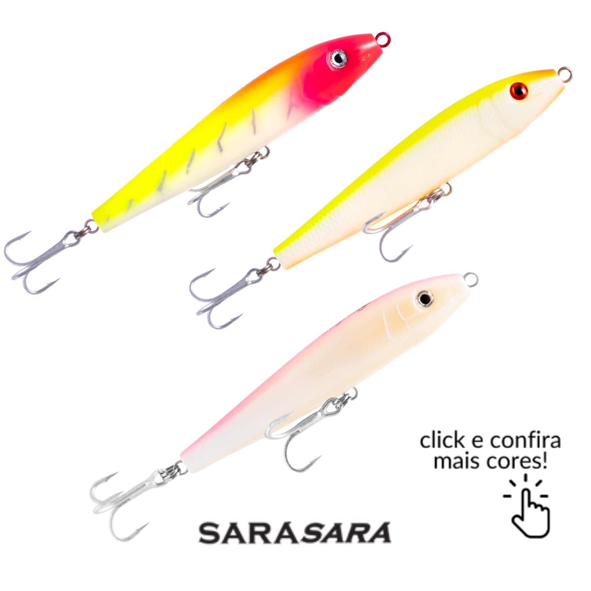SARA Isca Lucky By Nelson Nakamura Sará Sará 80 | 8cm - 7g