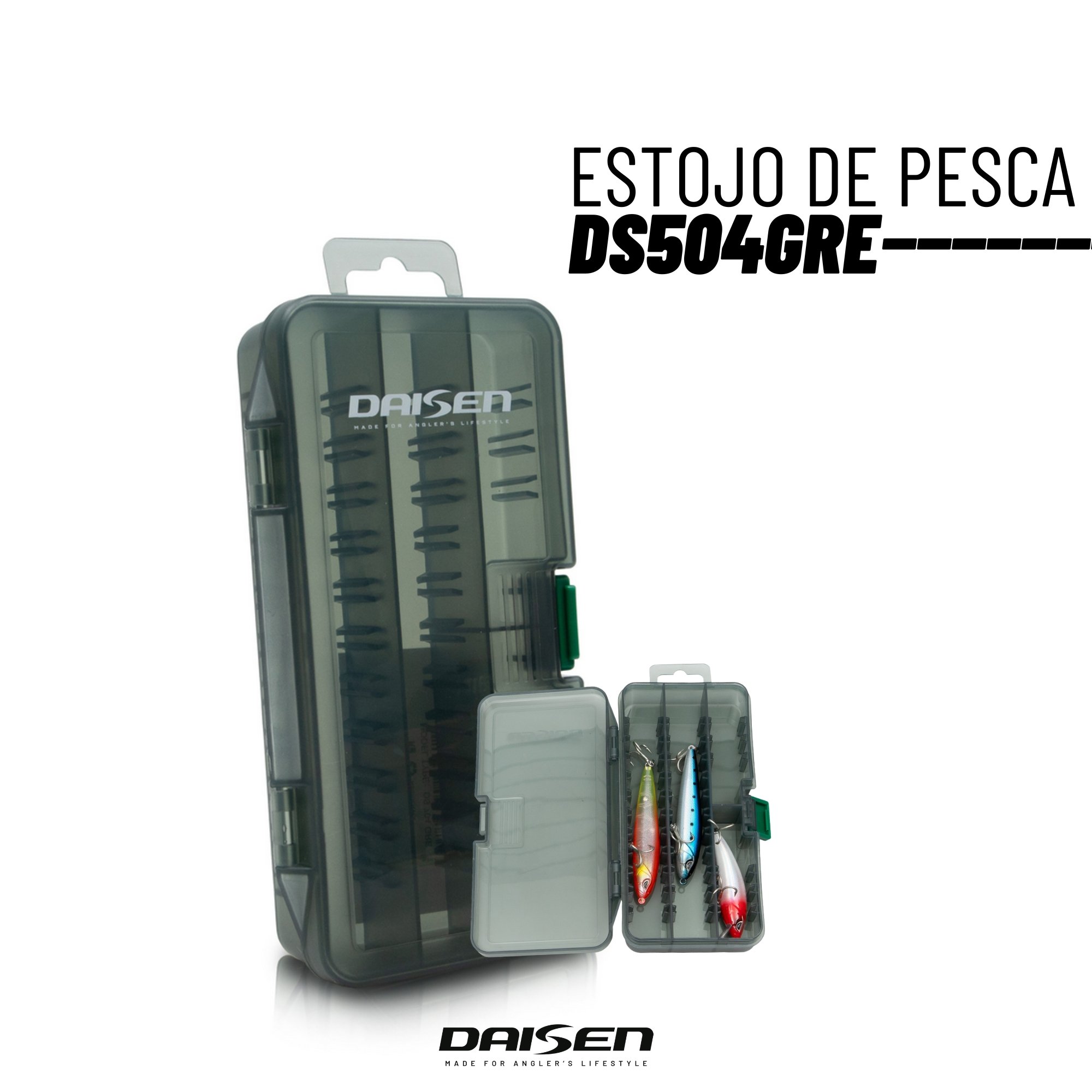 Yue50g 4点セット Estojo de Pesca Daisen | DS504-GRE