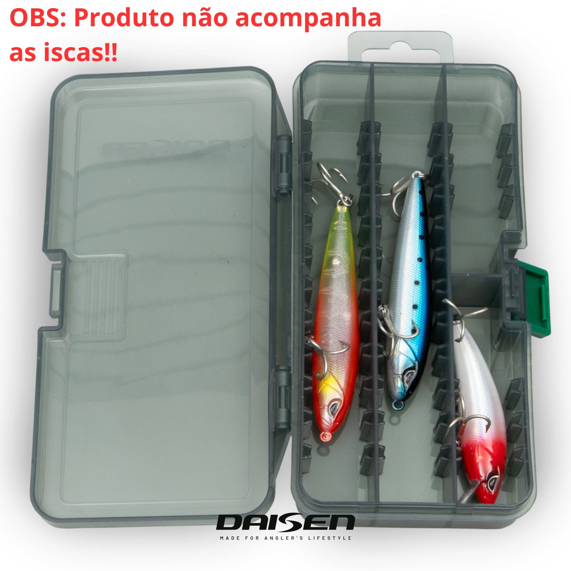 Estojo de Pesca Daisen | DS504-GRE