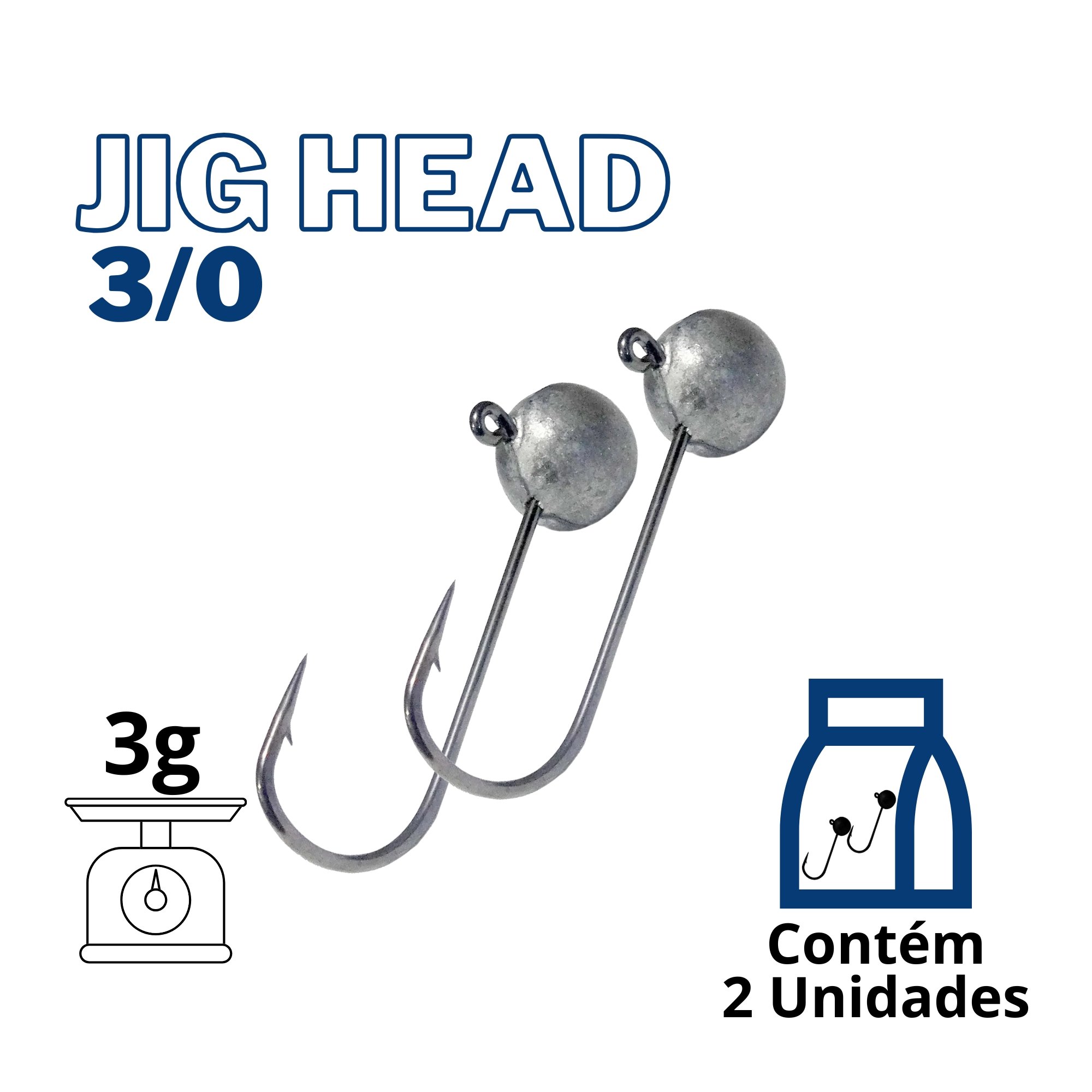 Jig Head Black Nickel 5g