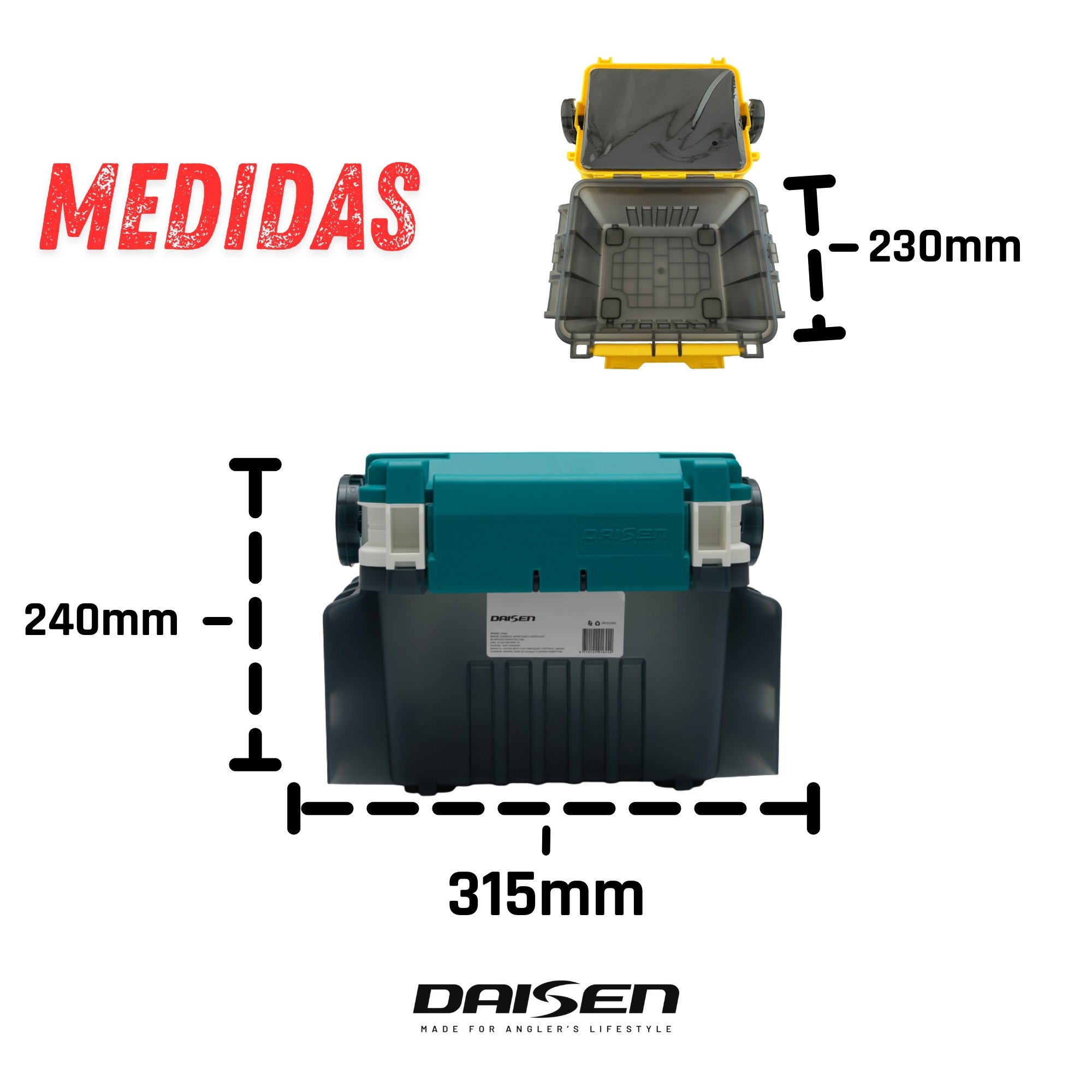 Caixa de Pesca Daisen DS-7050 | BBK & YBK