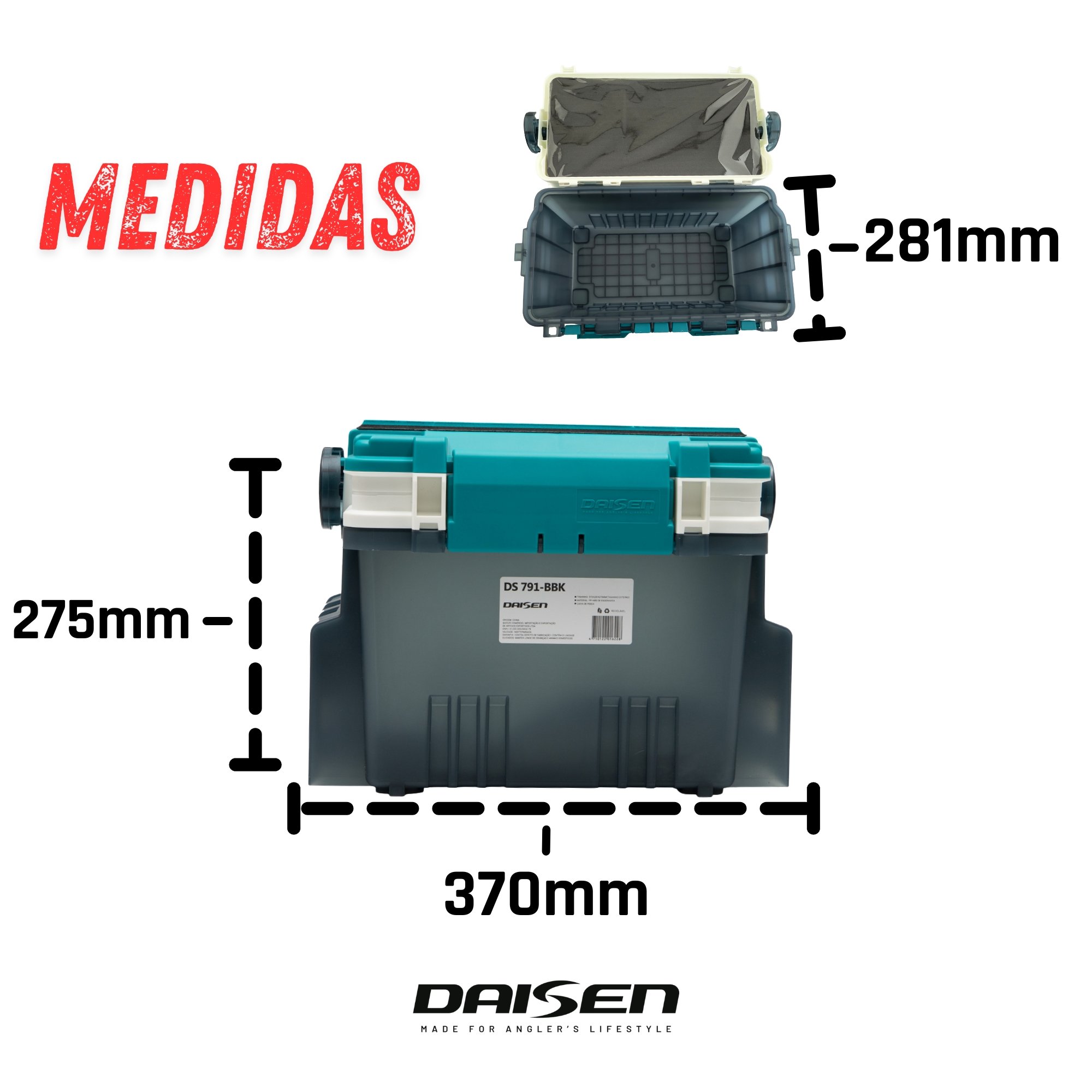 Caixa de Pesca Daisen DS-791 | BBK & YBK
