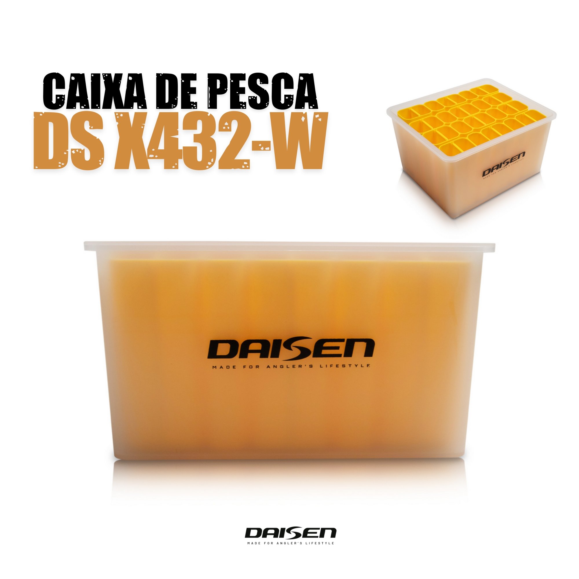 Caixa de Pesca Daisen DS X432-W