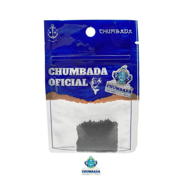 micanga de micro tubo chumbada