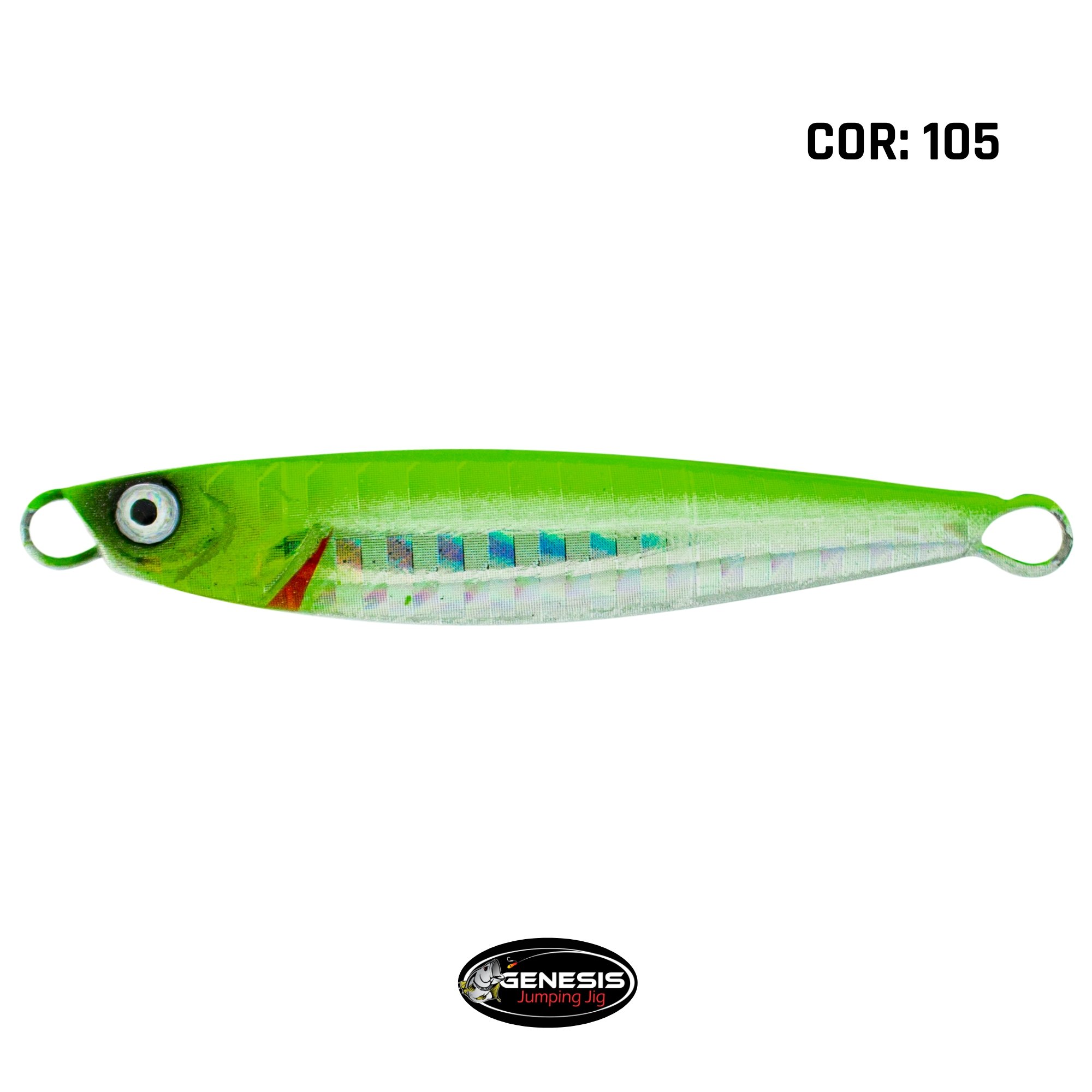 Isca Genesis Micro Jig Trick Holográfico 10g