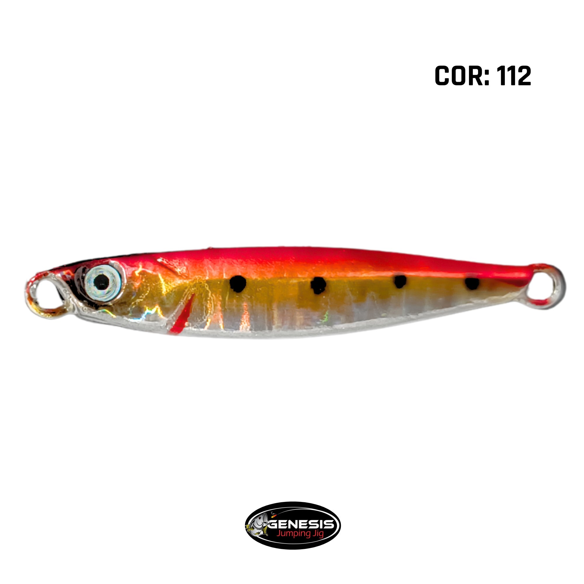 Isca Genesis Micro Jig Trick Holográfico 10g